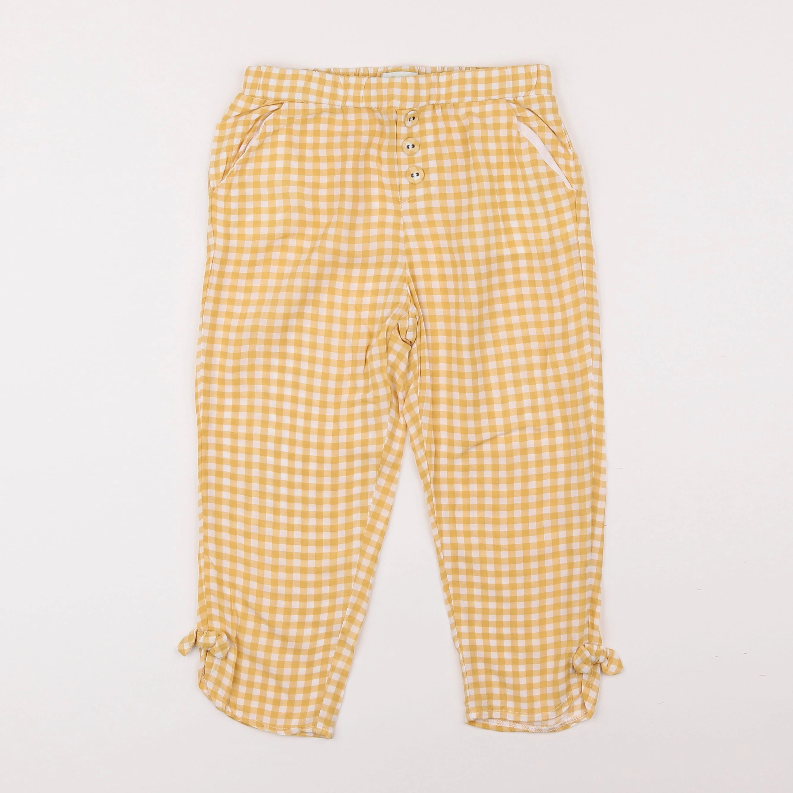 Vertbaudet - pantalon jaune - 6 ans