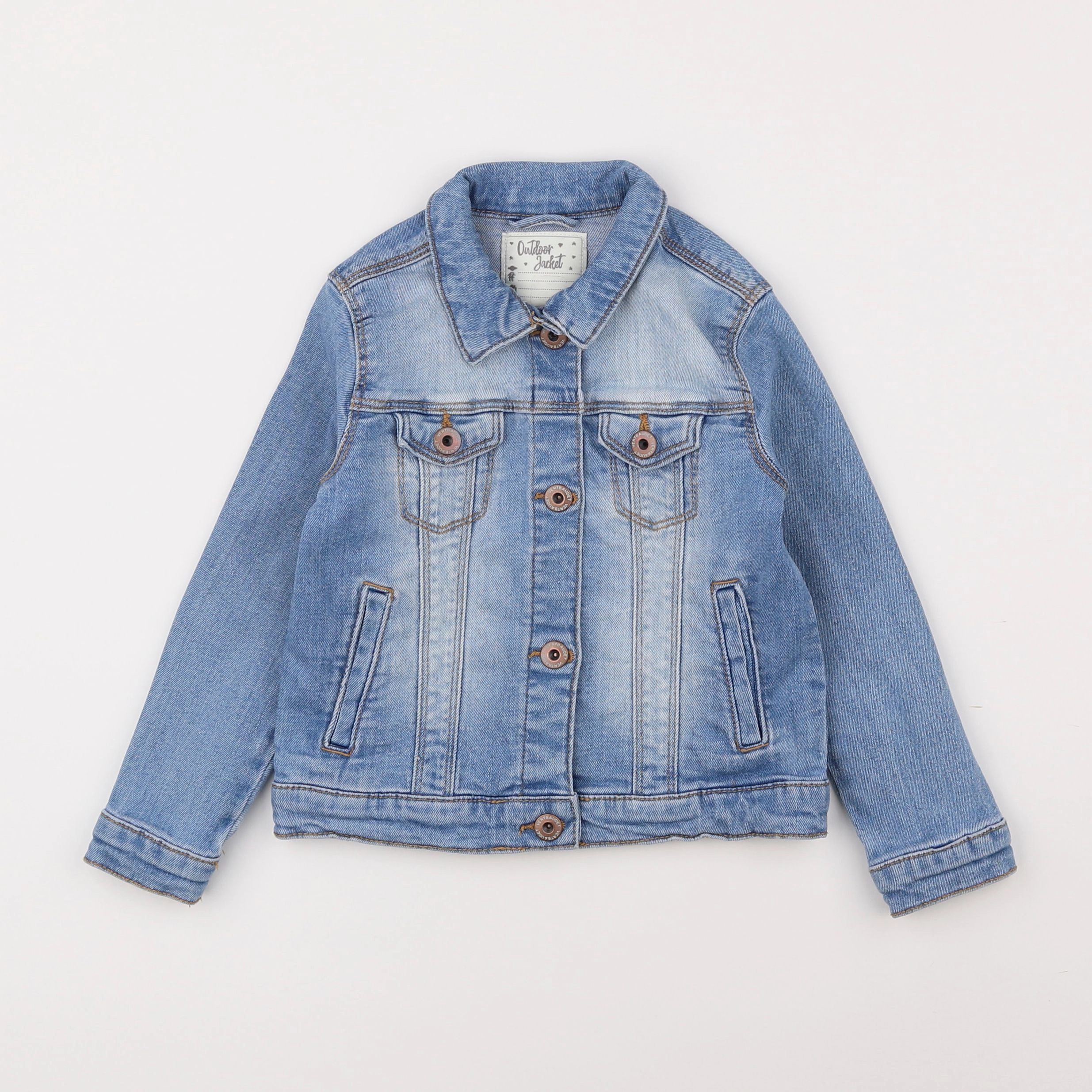Vertbaudet - veste bleu - 4 ans