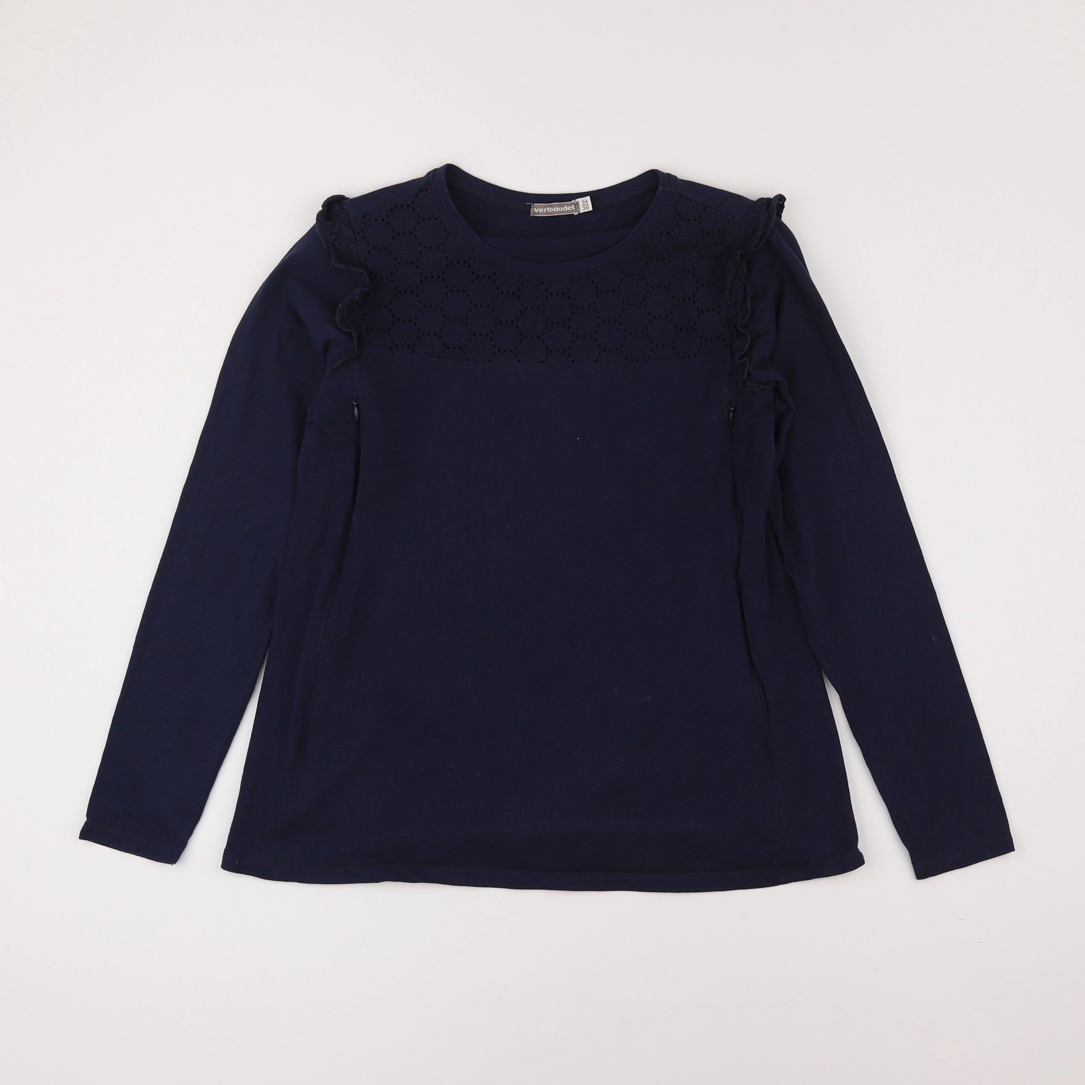 Vertbaudet - tee-shirt grossesse bleu - 34 à 36