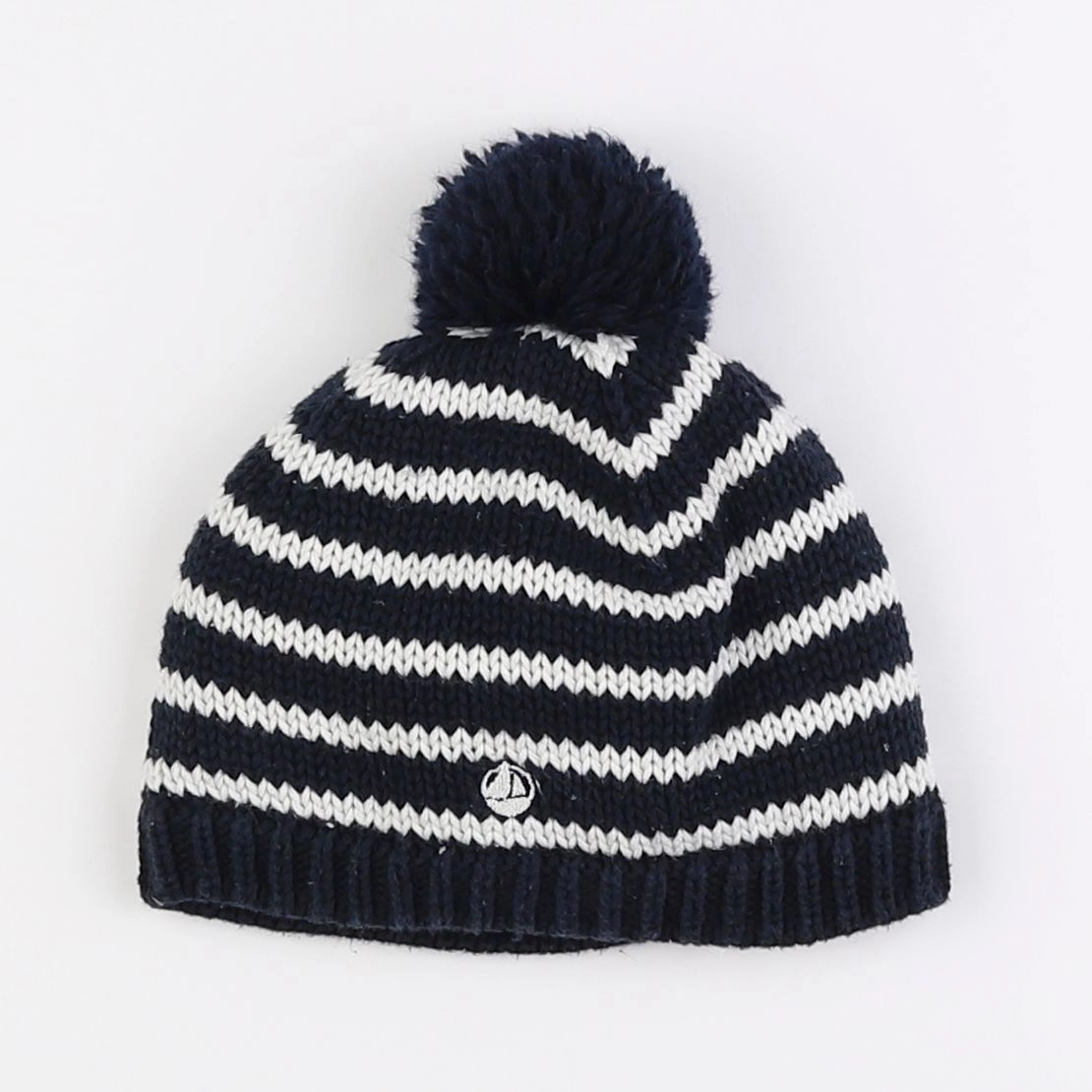 Petit Bateau - bonnet bleu - 4/6 ans