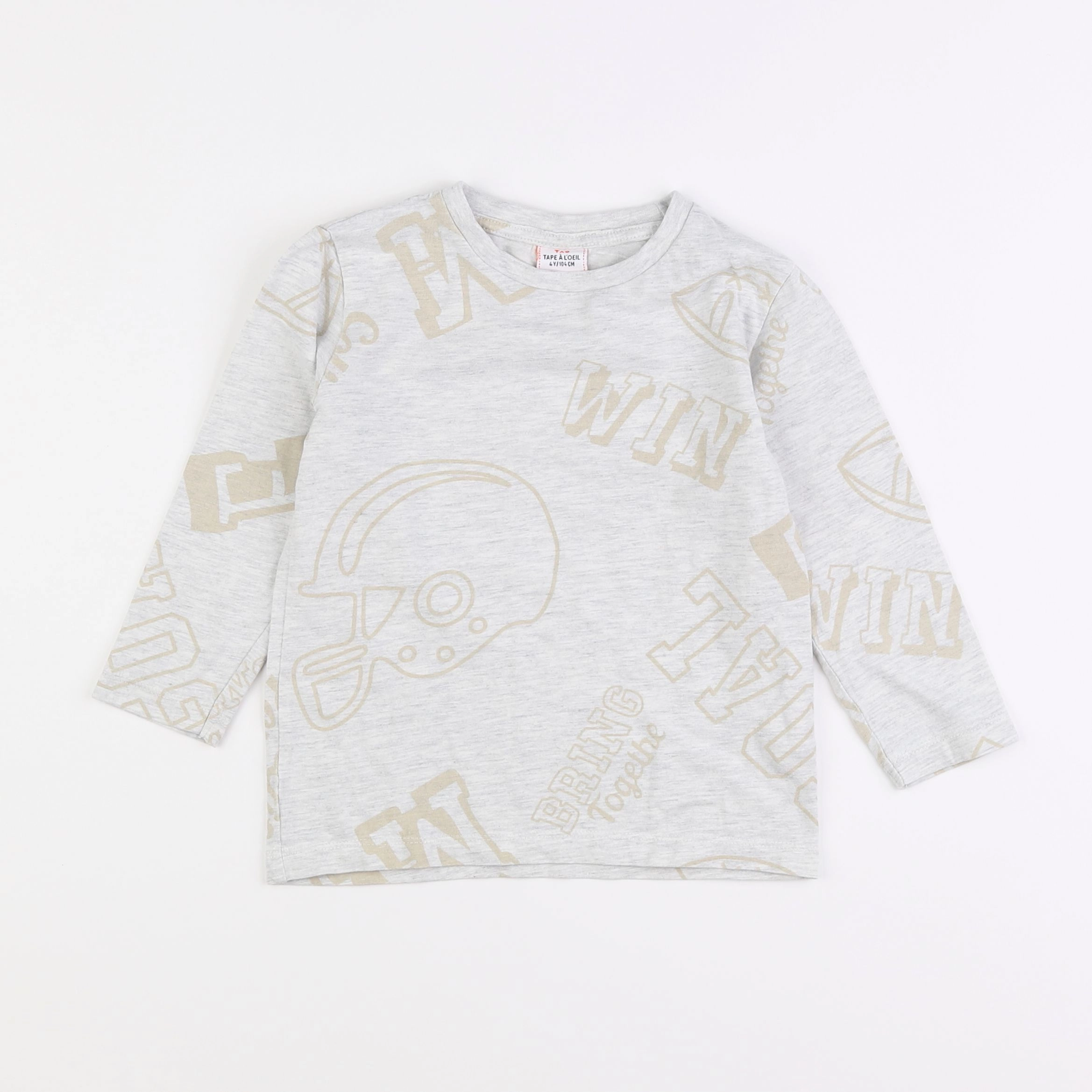 Tape à l'oeil - tee-shirt gris - 4 ans