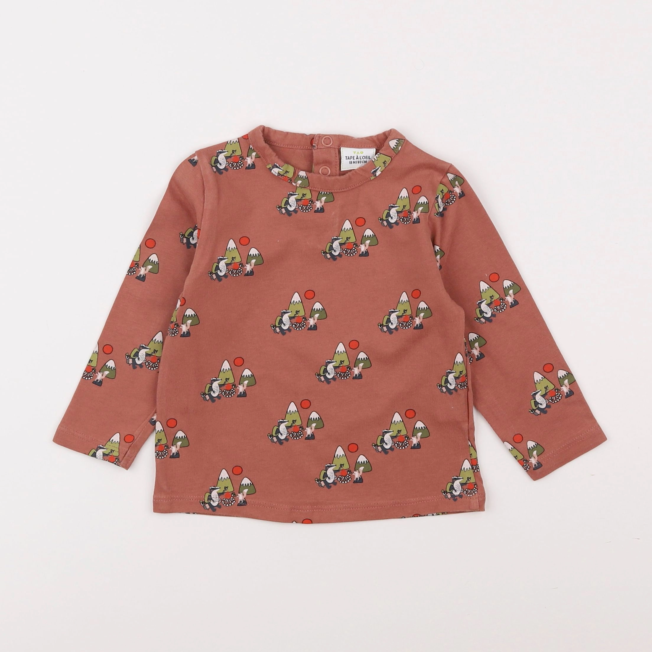 Tape à l'oeil - tee-shirt rose - 18 mois