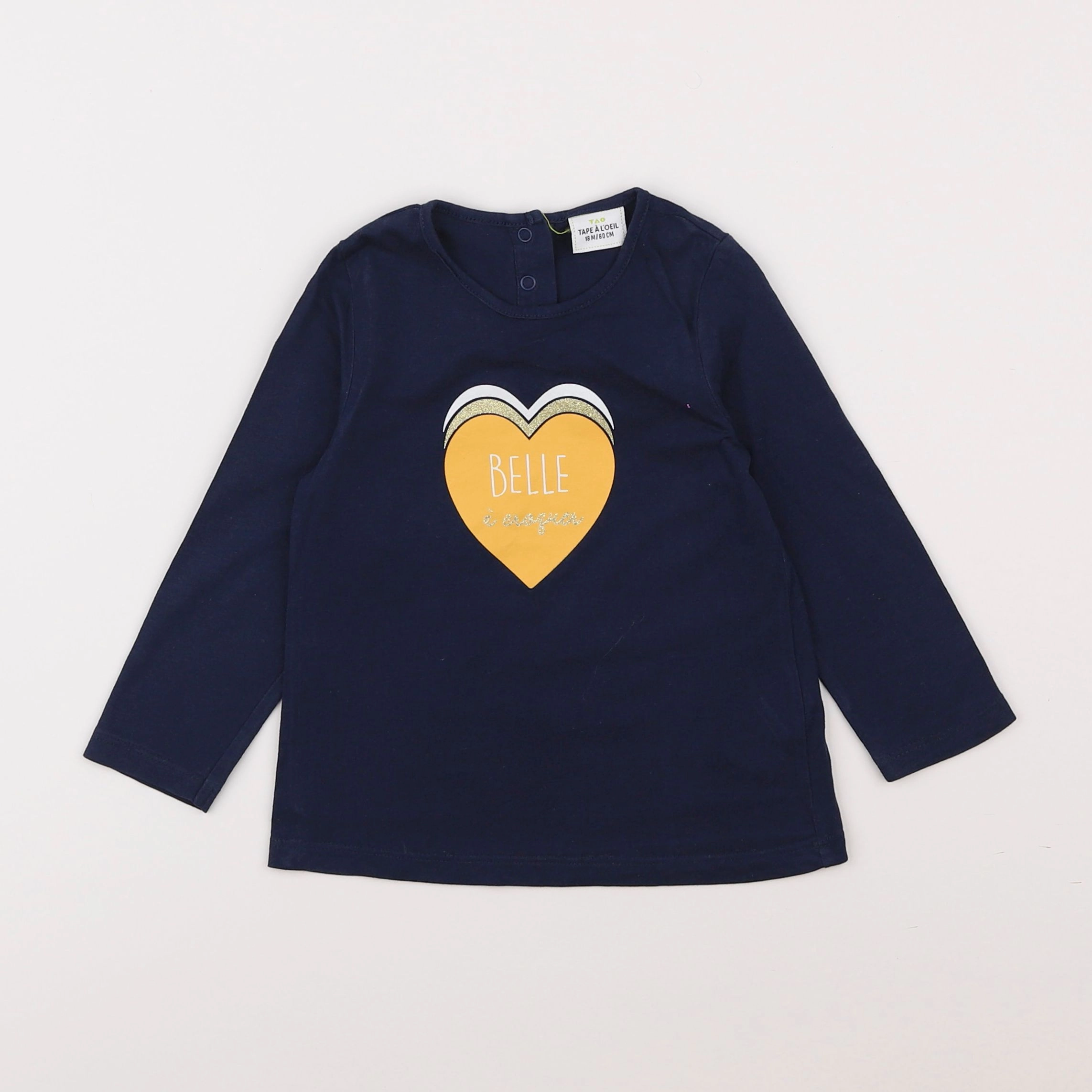 Tape à l'oeil - tee-shirt bleu - 18 mois