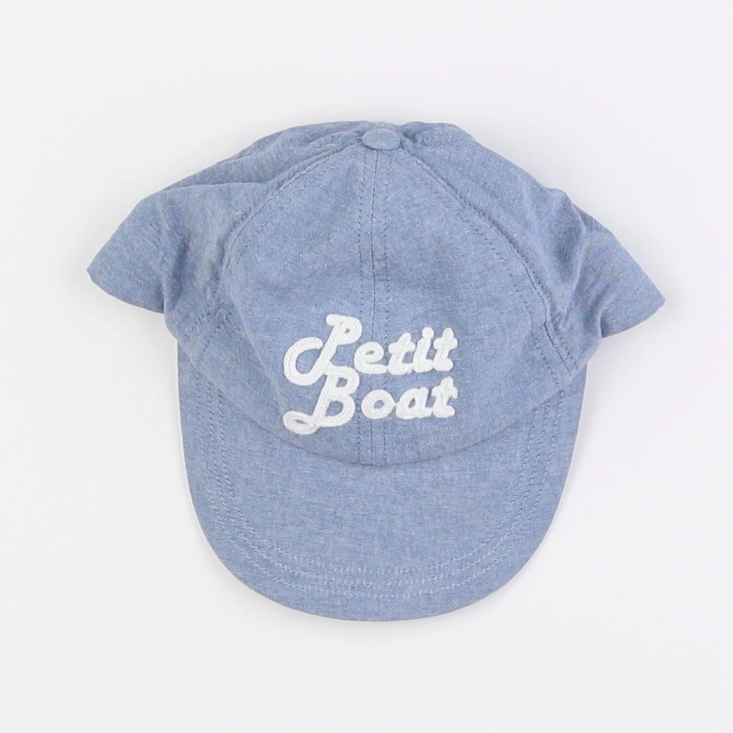 Petit Bateau - casquette bleu - 18 mois à 3 ans