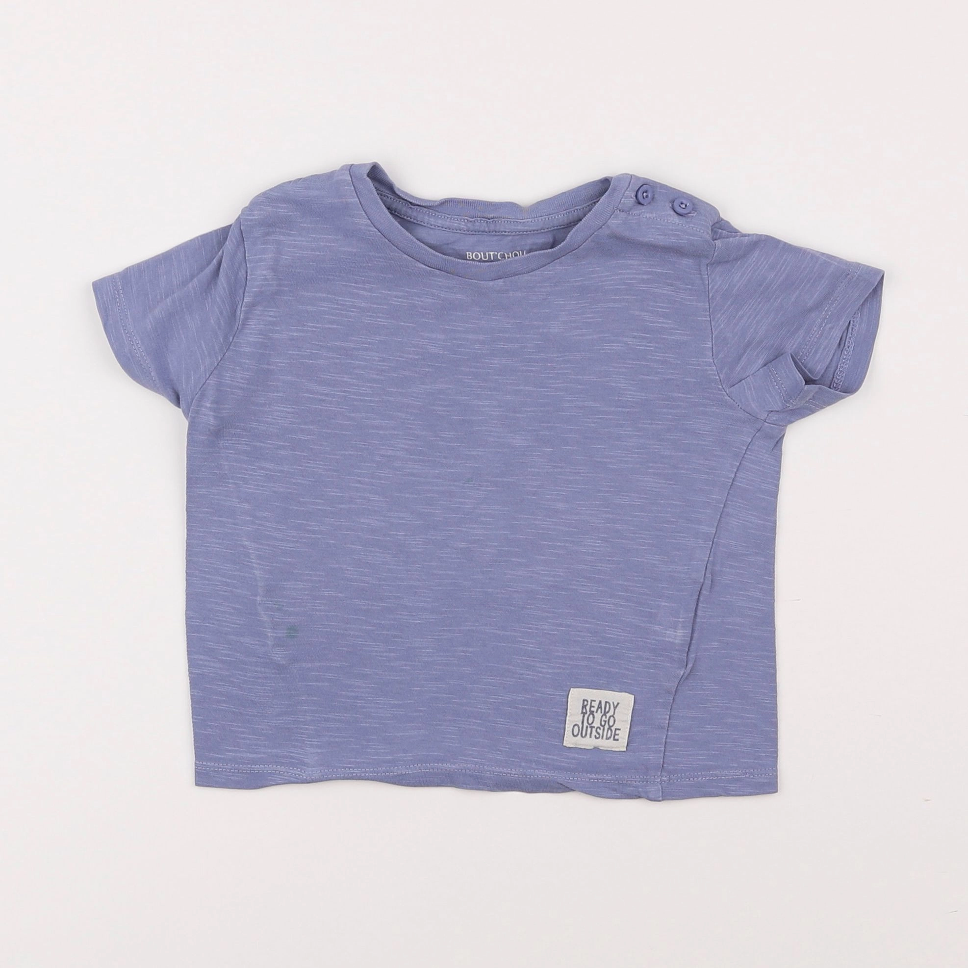 Boutchou - tee-shirt bleu - 2 ans