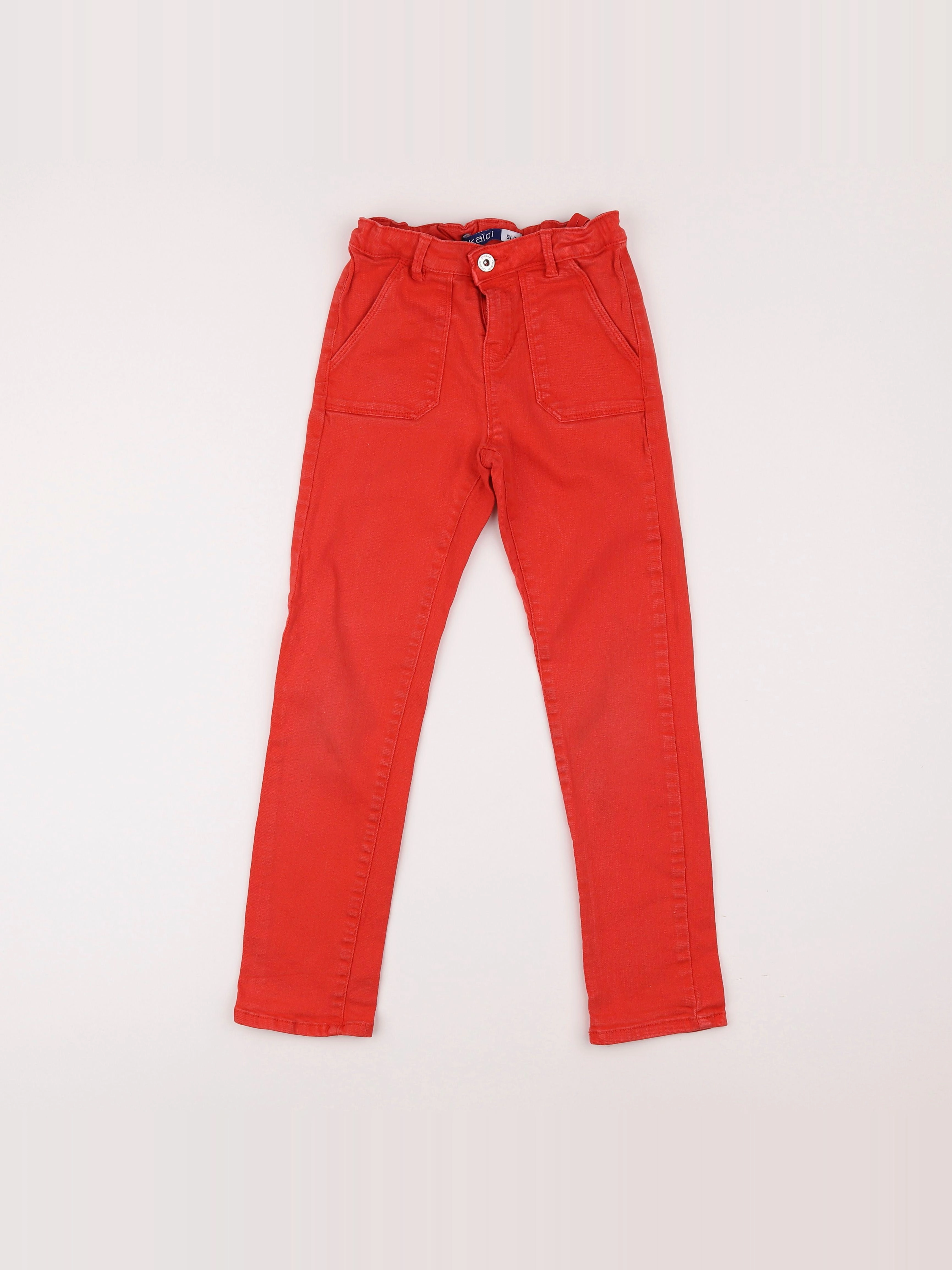 Okaidi - jean rouge - 8 ans