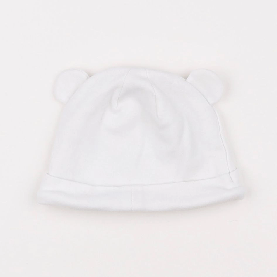 Vertbaudet - bonnet de naissance blanc - 3 mois