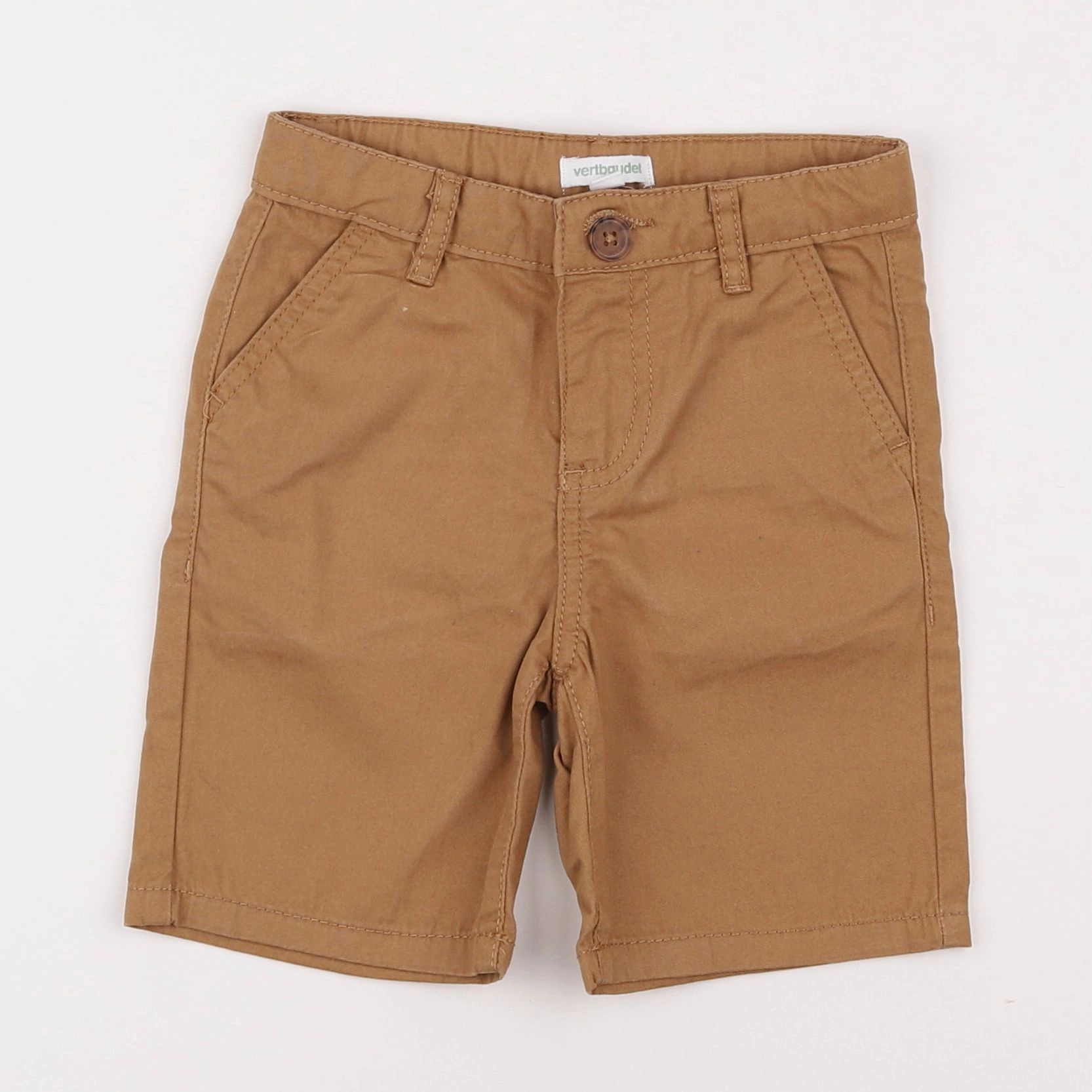 Vertbaudet - short marron - 3 ans