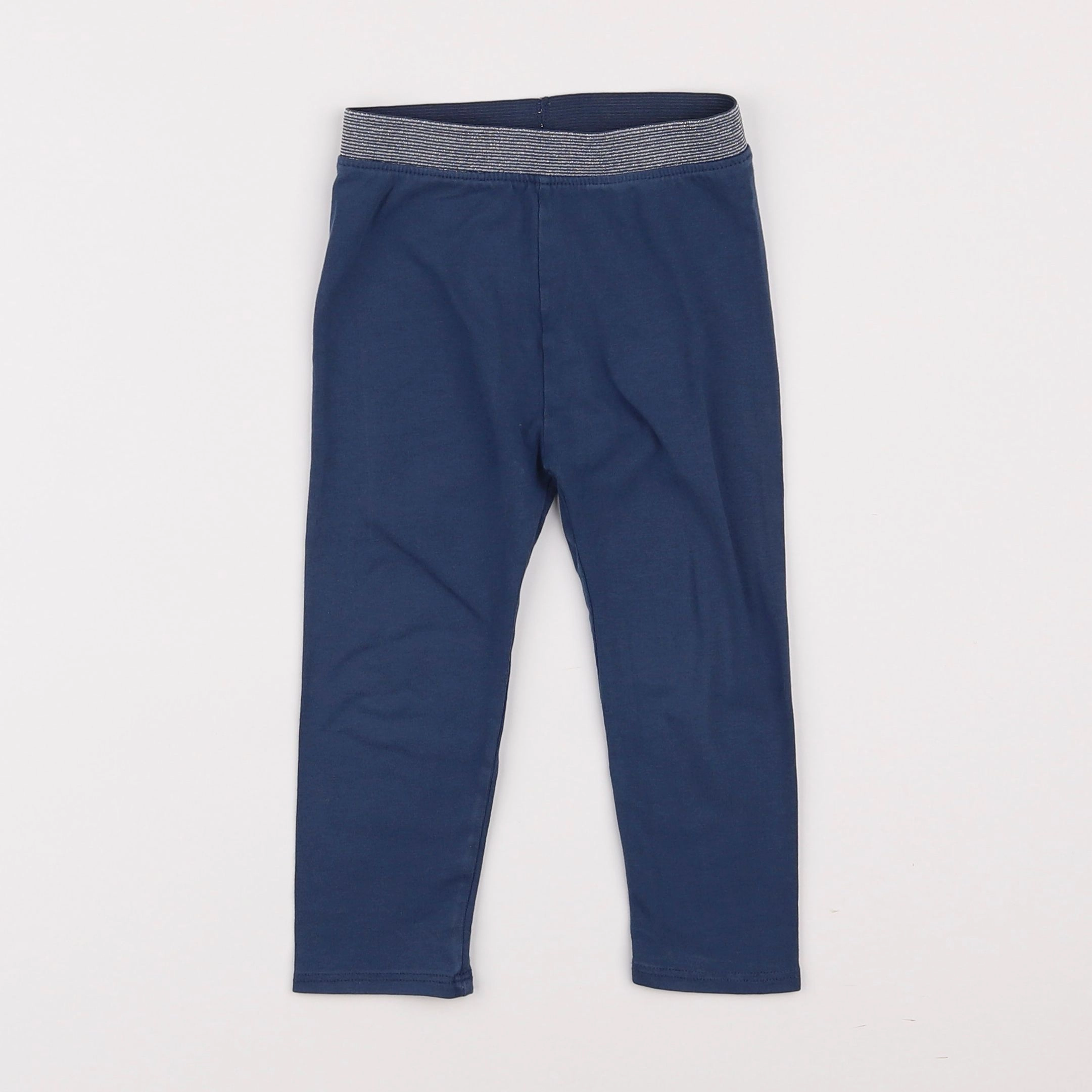 Vertbaudet - legging bleu - 2 ans