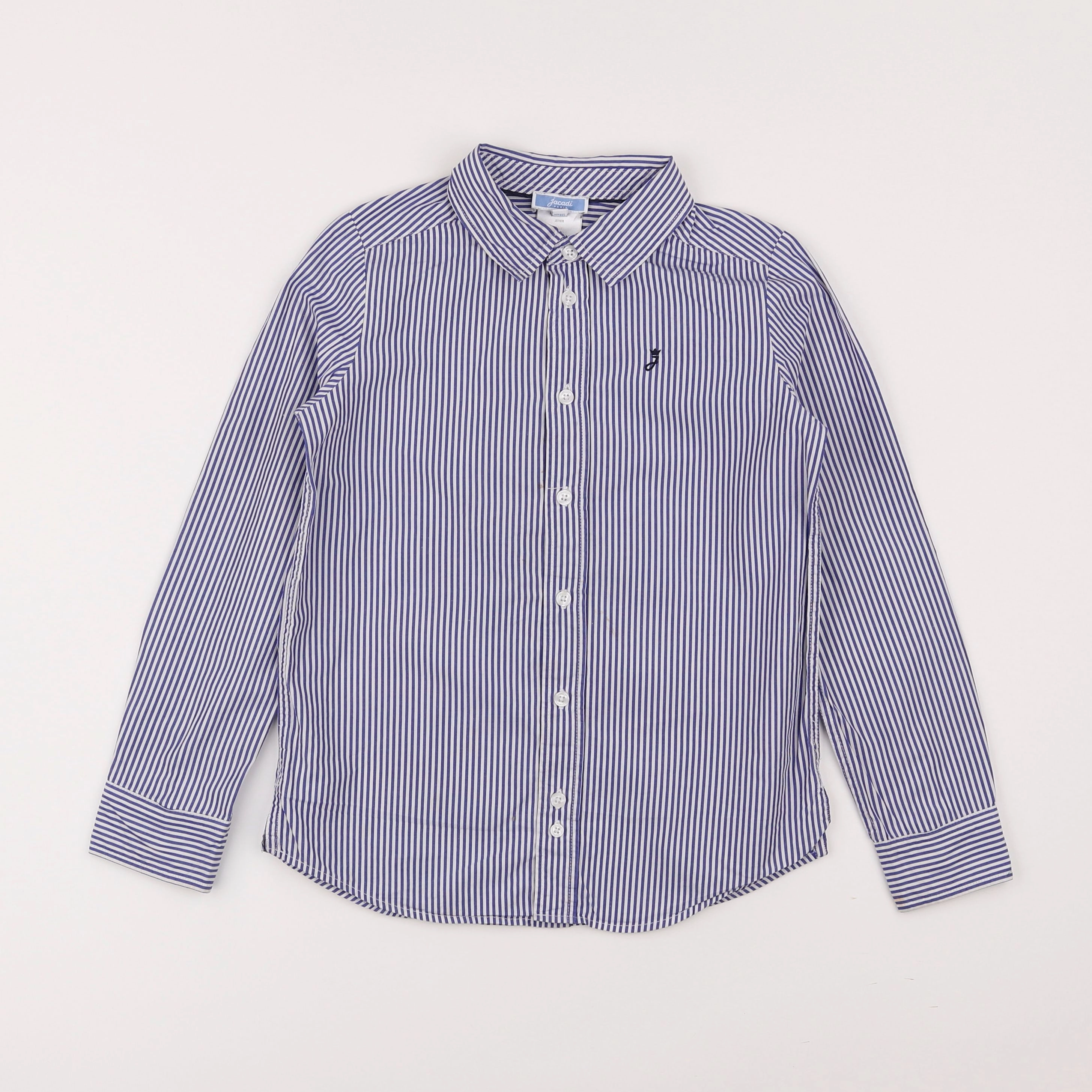 Jacadi - chemise blanc, bleu - 8 ans