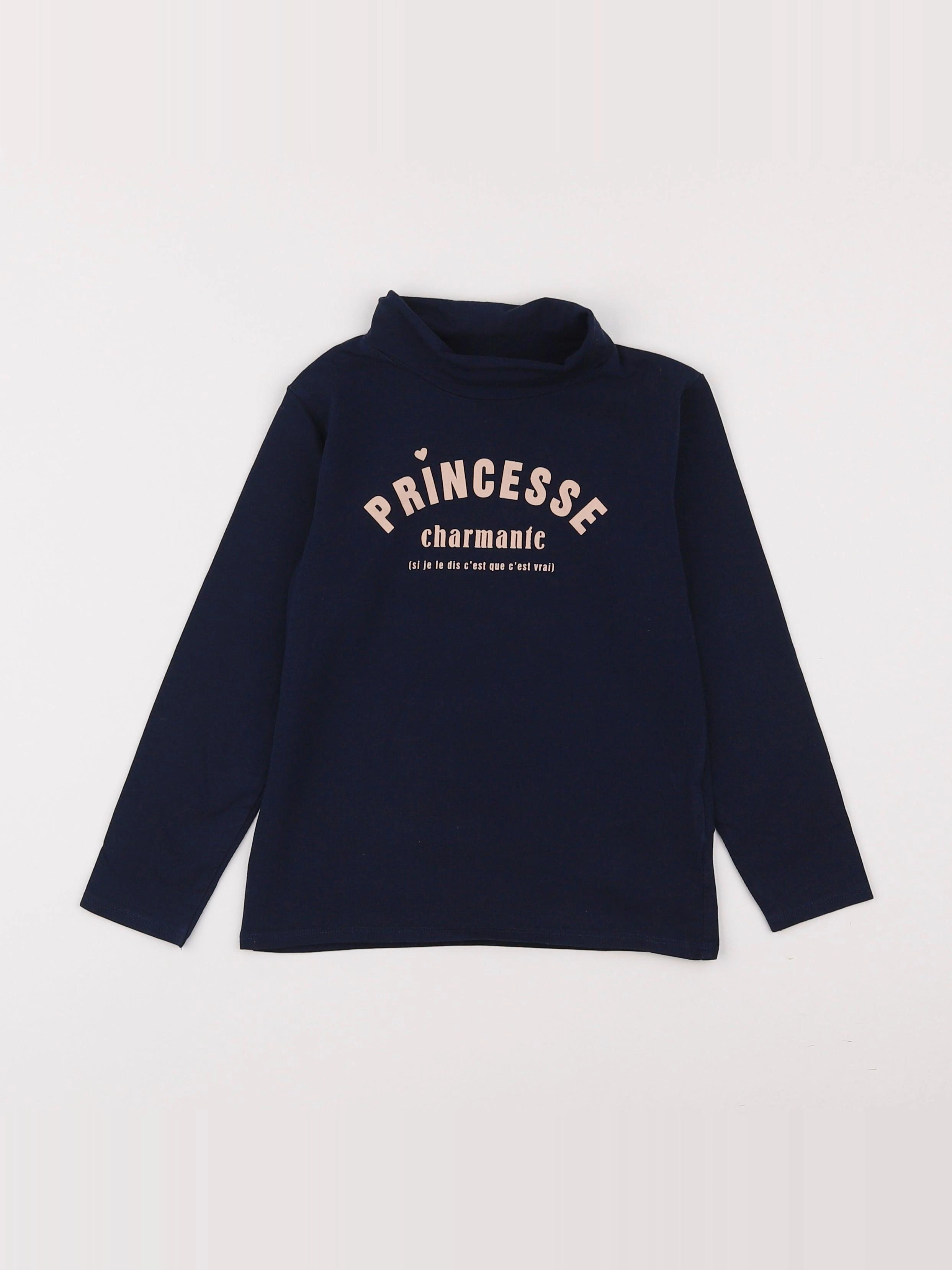 Vertbaudet - sous-pull bleu - 5 ans