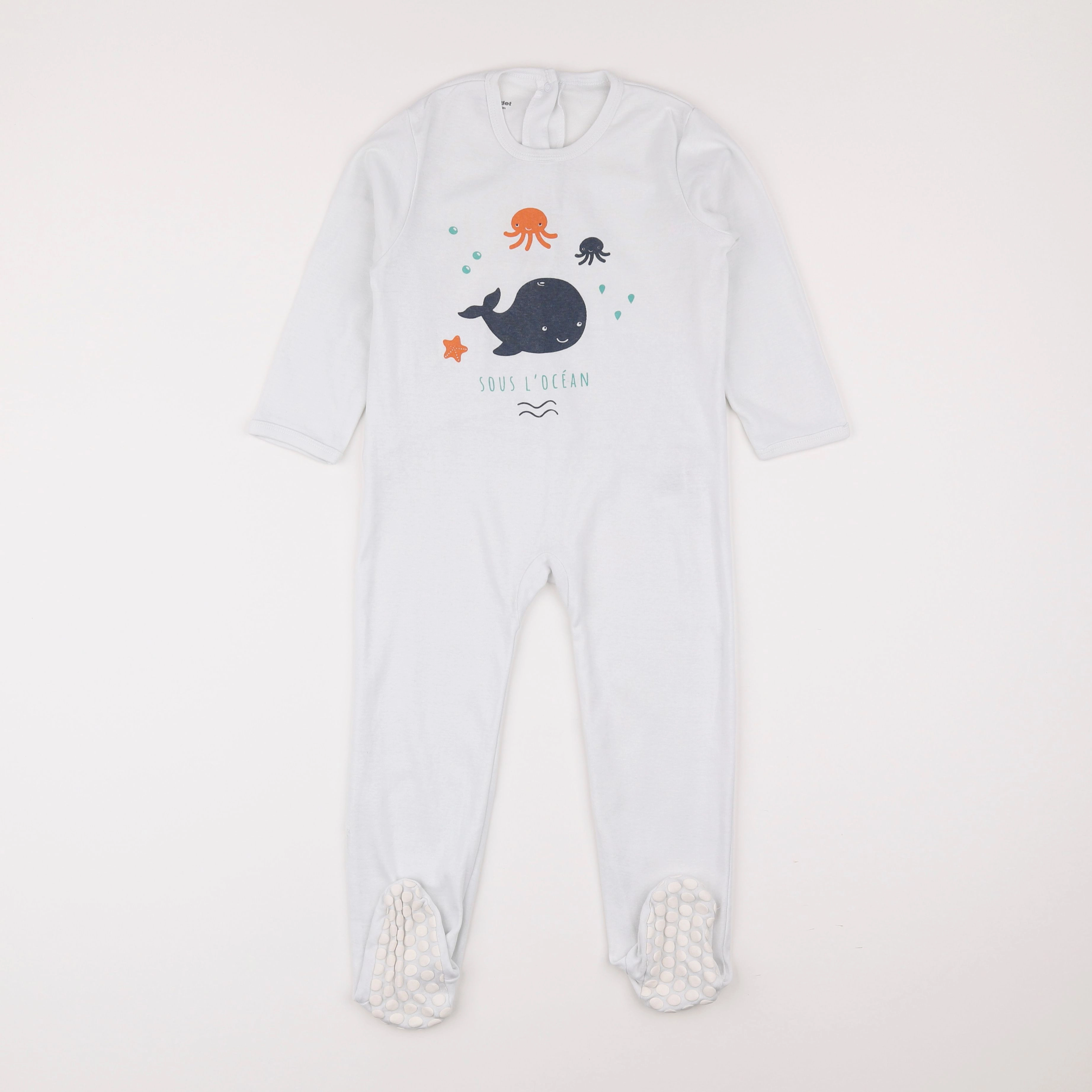 Vertbaudet - pyjama coton blanc - 3 ans