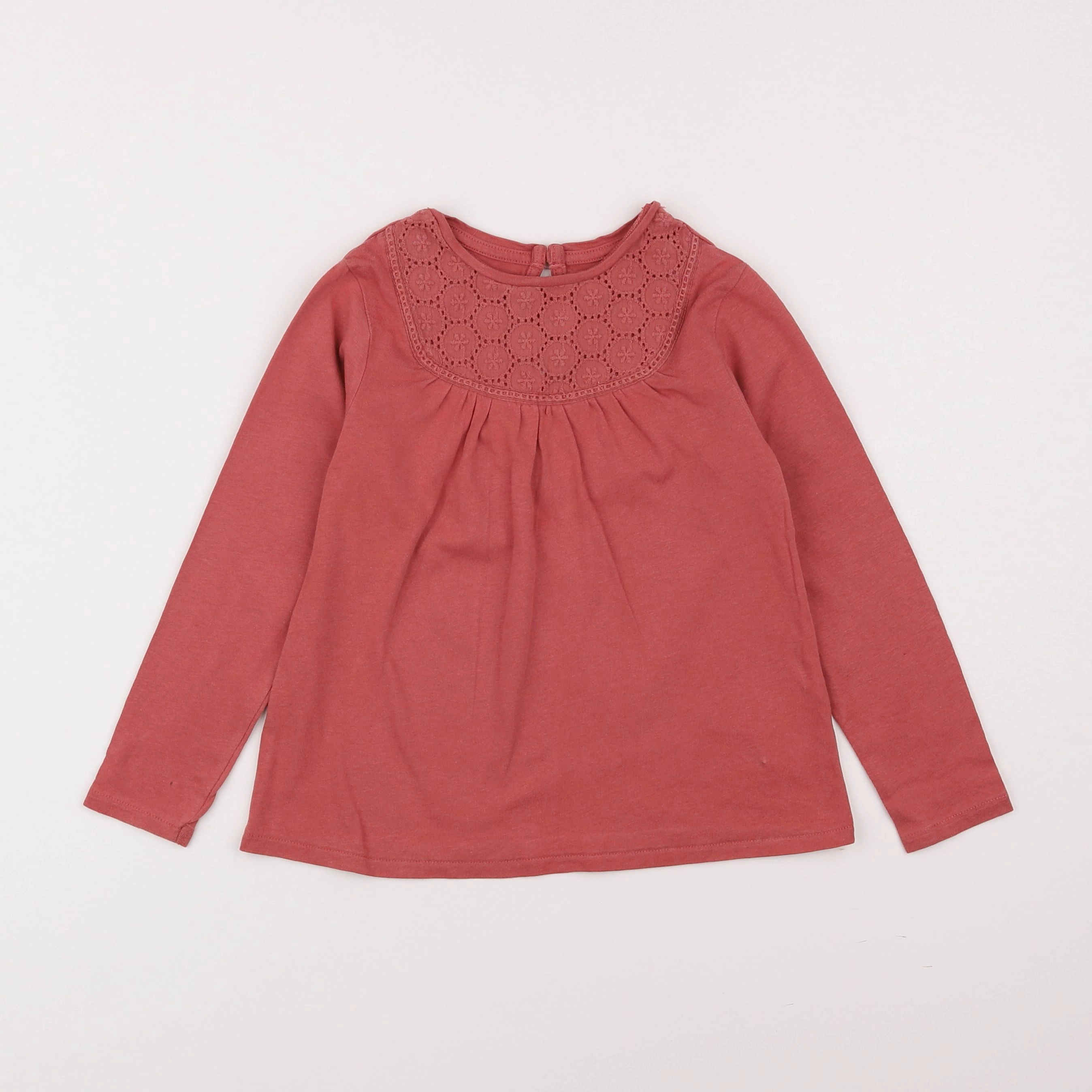 Vertbaudet - tee-shirt rose - 5 ans