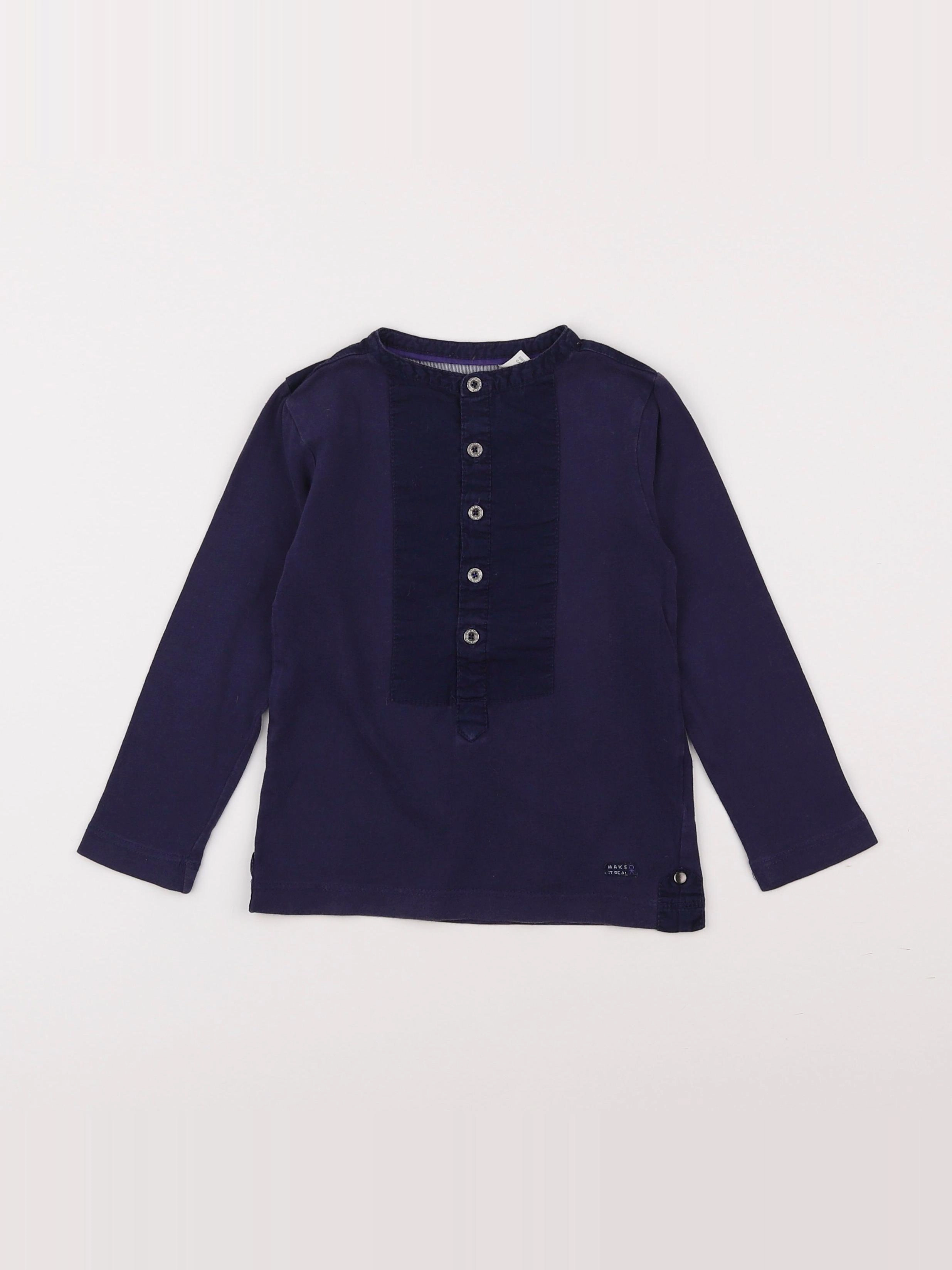 Okaidi - tee-shirt bleu - 3 ans