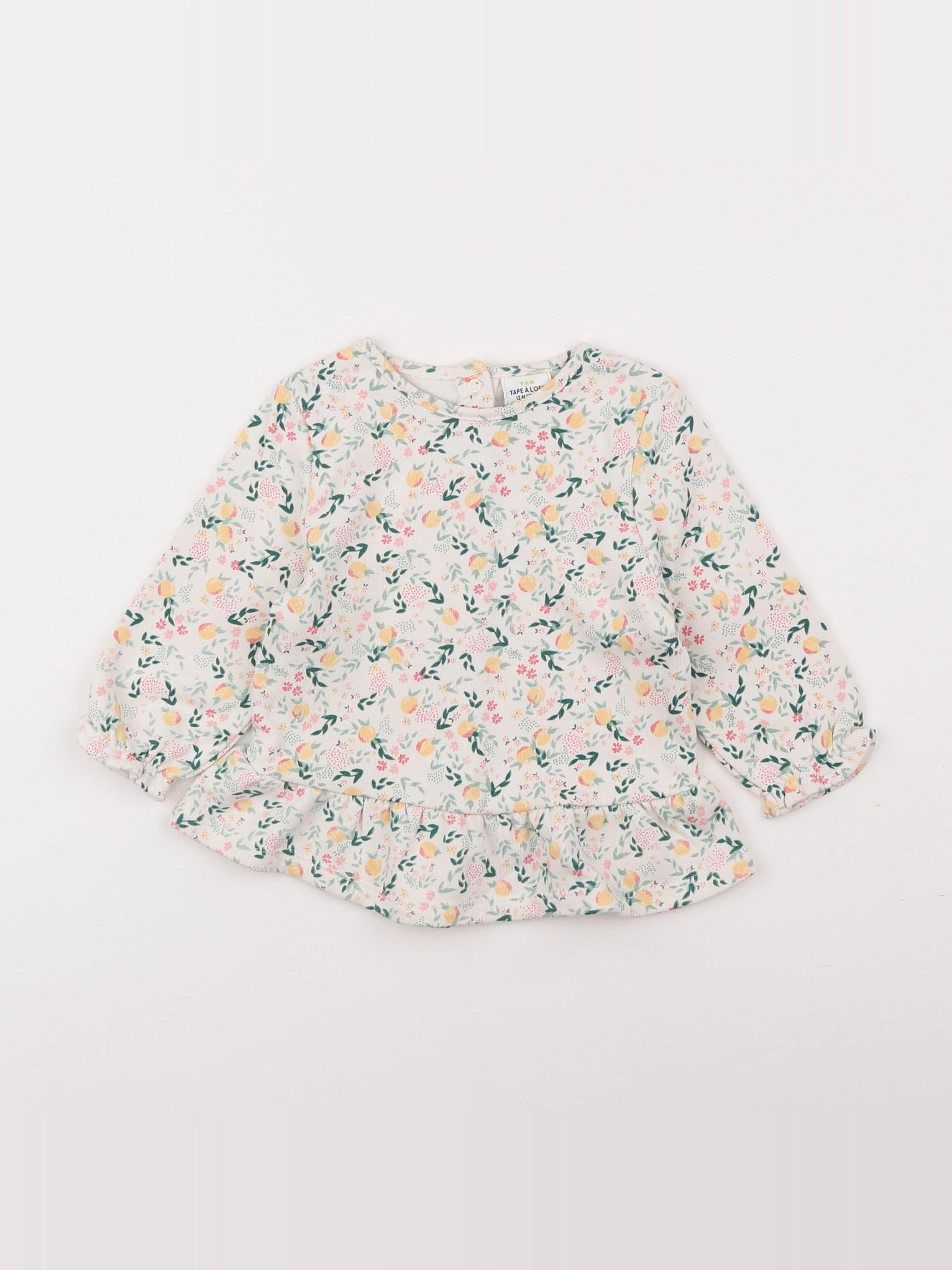 Tape à l'oeil - sweat multicolore - 12 mois
