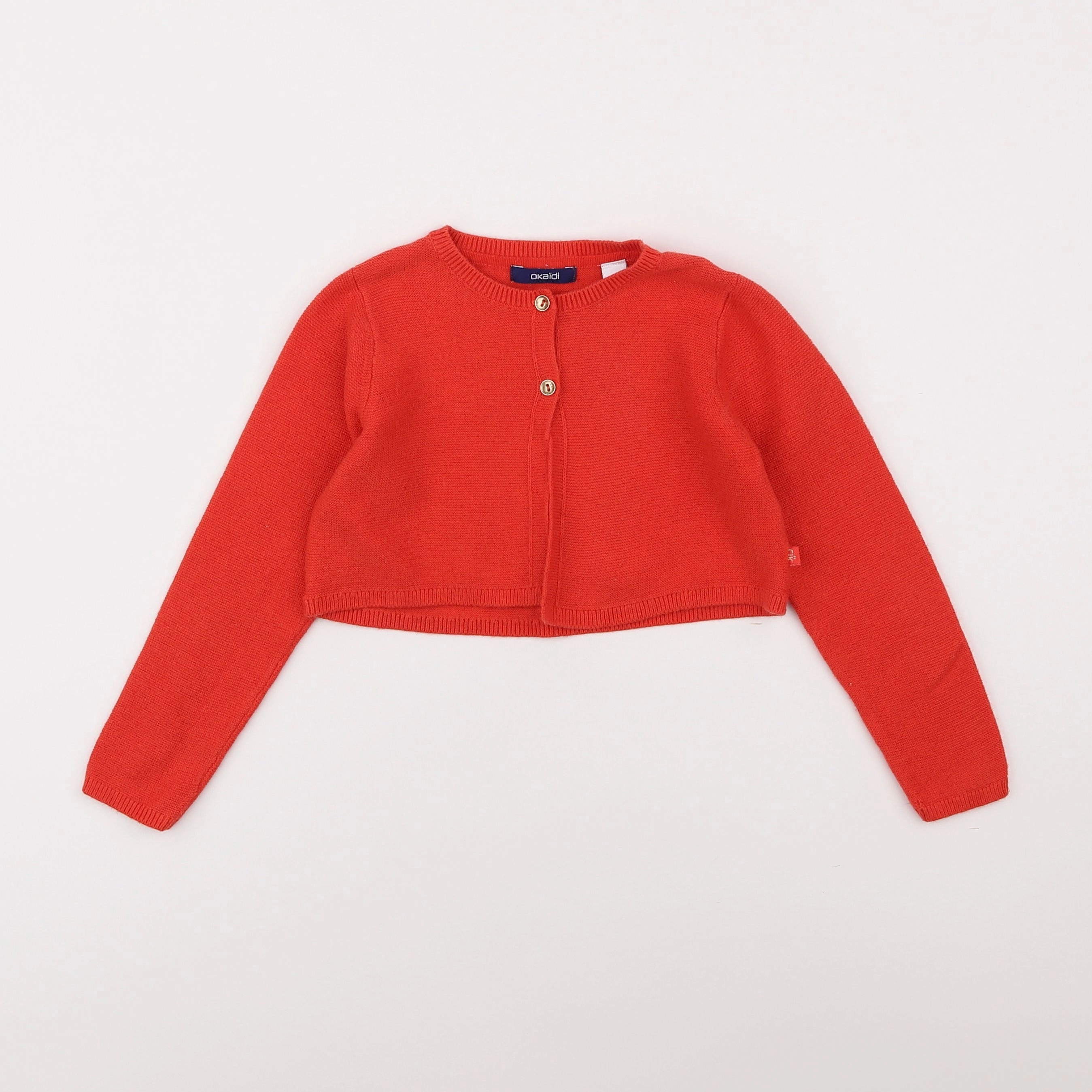 Okaidi - gilet rouge - 5 ans