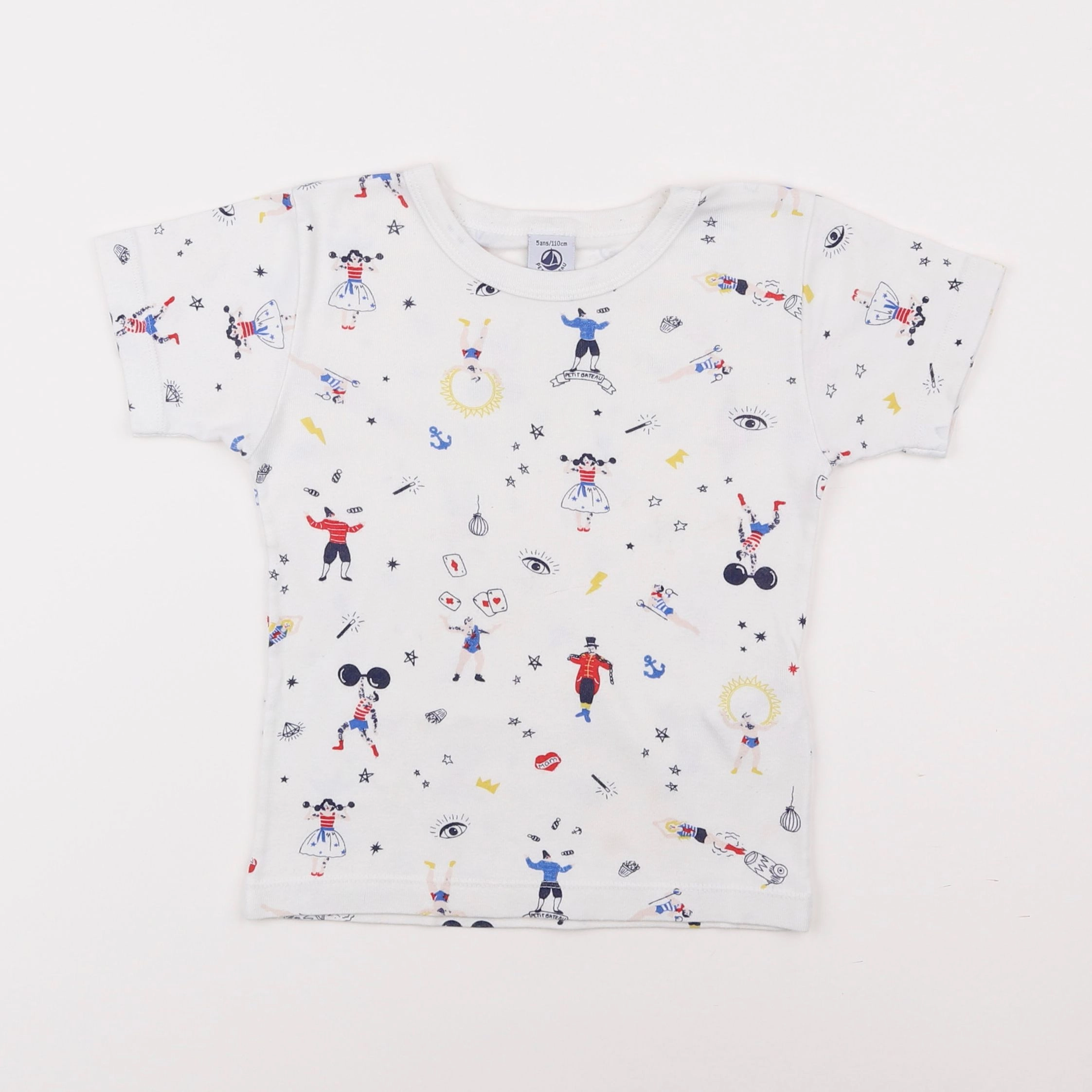 Petit Bateau - maillot de corps blanc - 5 ans