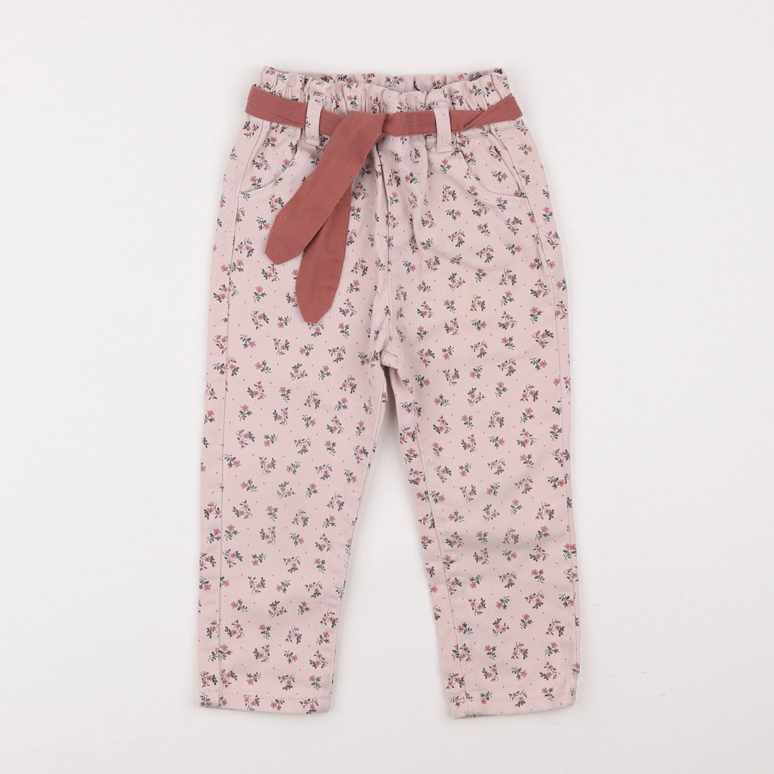 Vertbaudet - pantalon rose - 2 ans