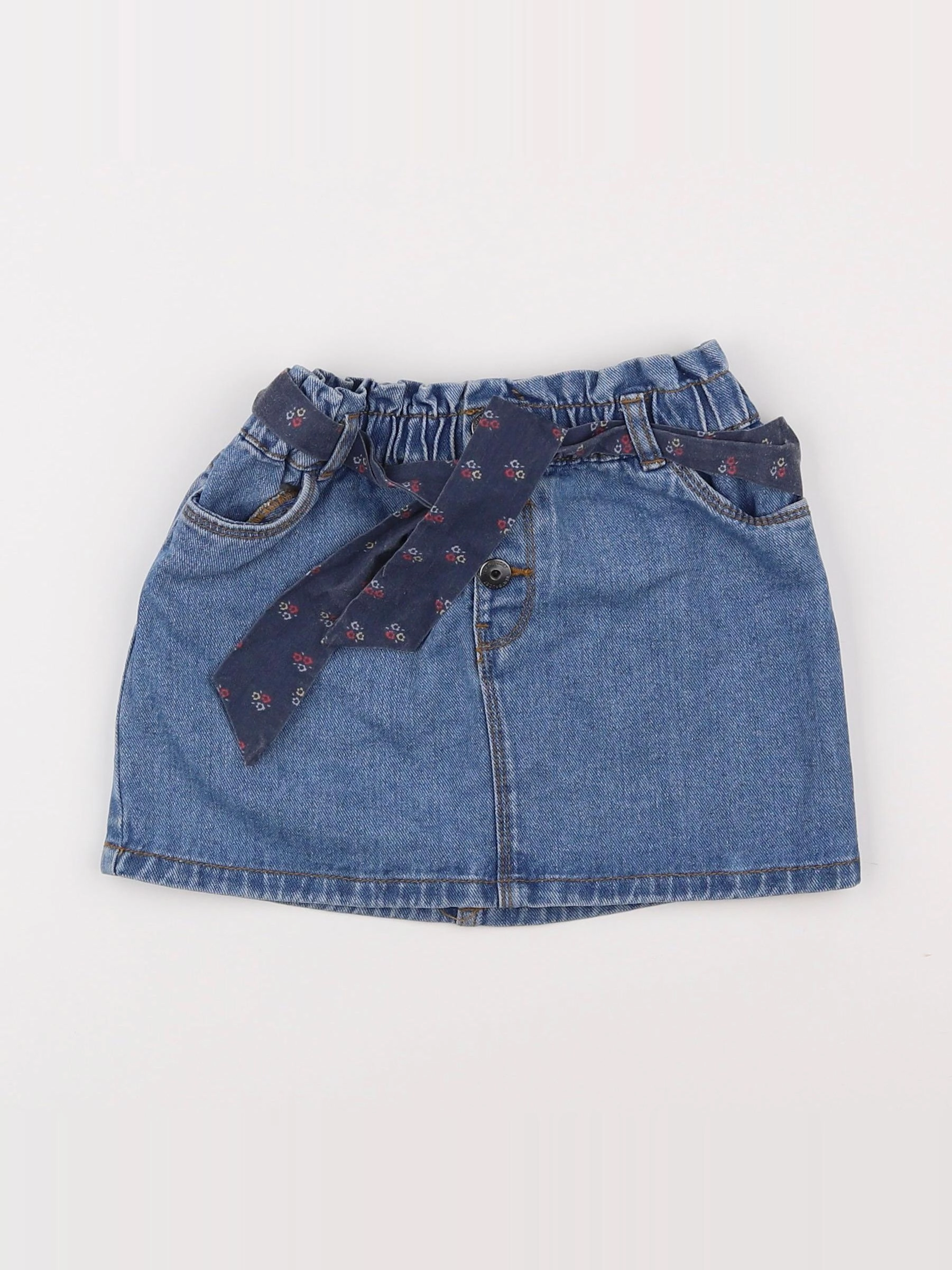 Vertbaudet - jupe bleu - 5 ans