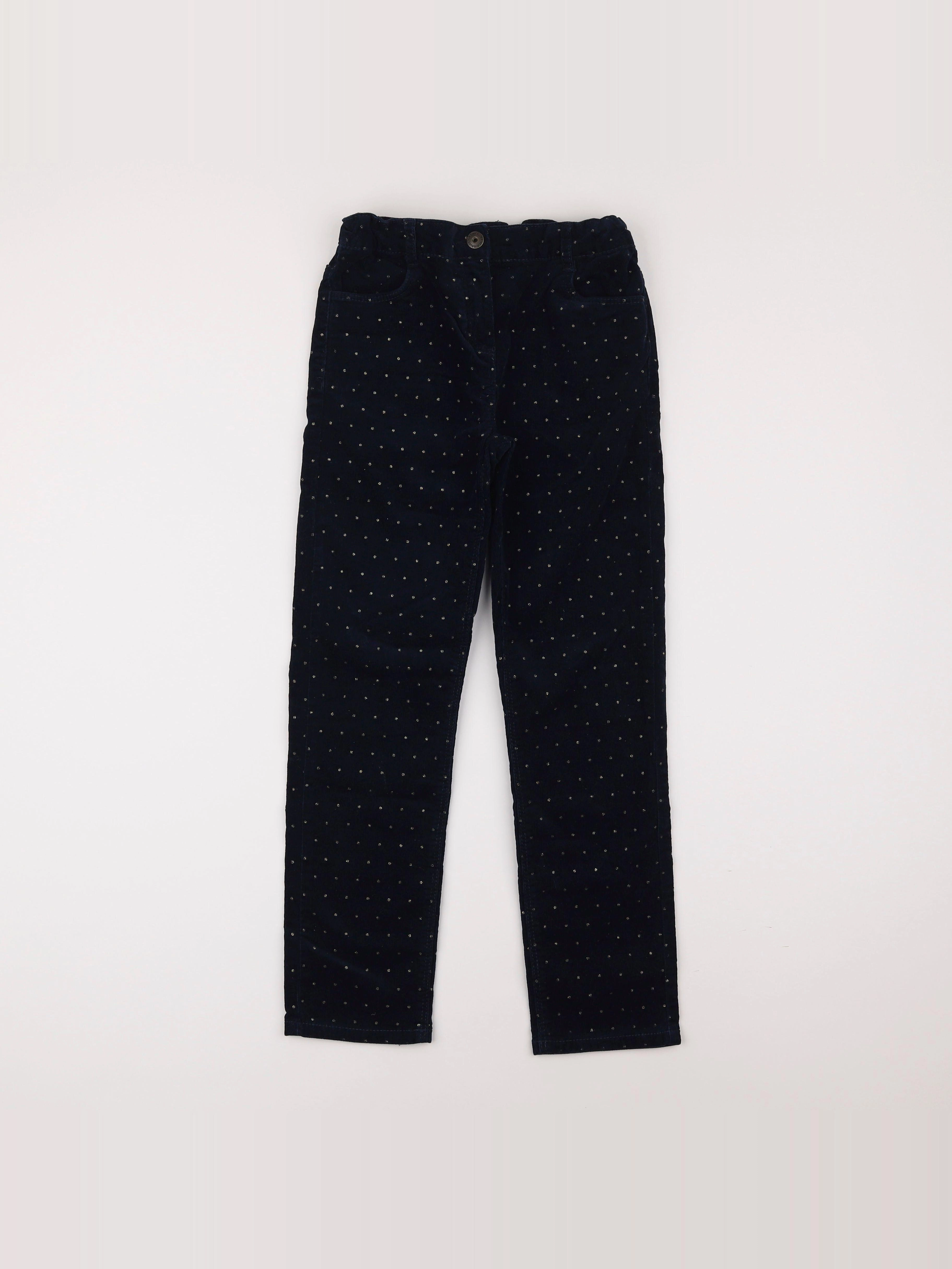 Vertbaudet - pantalon bleu - 10 ans