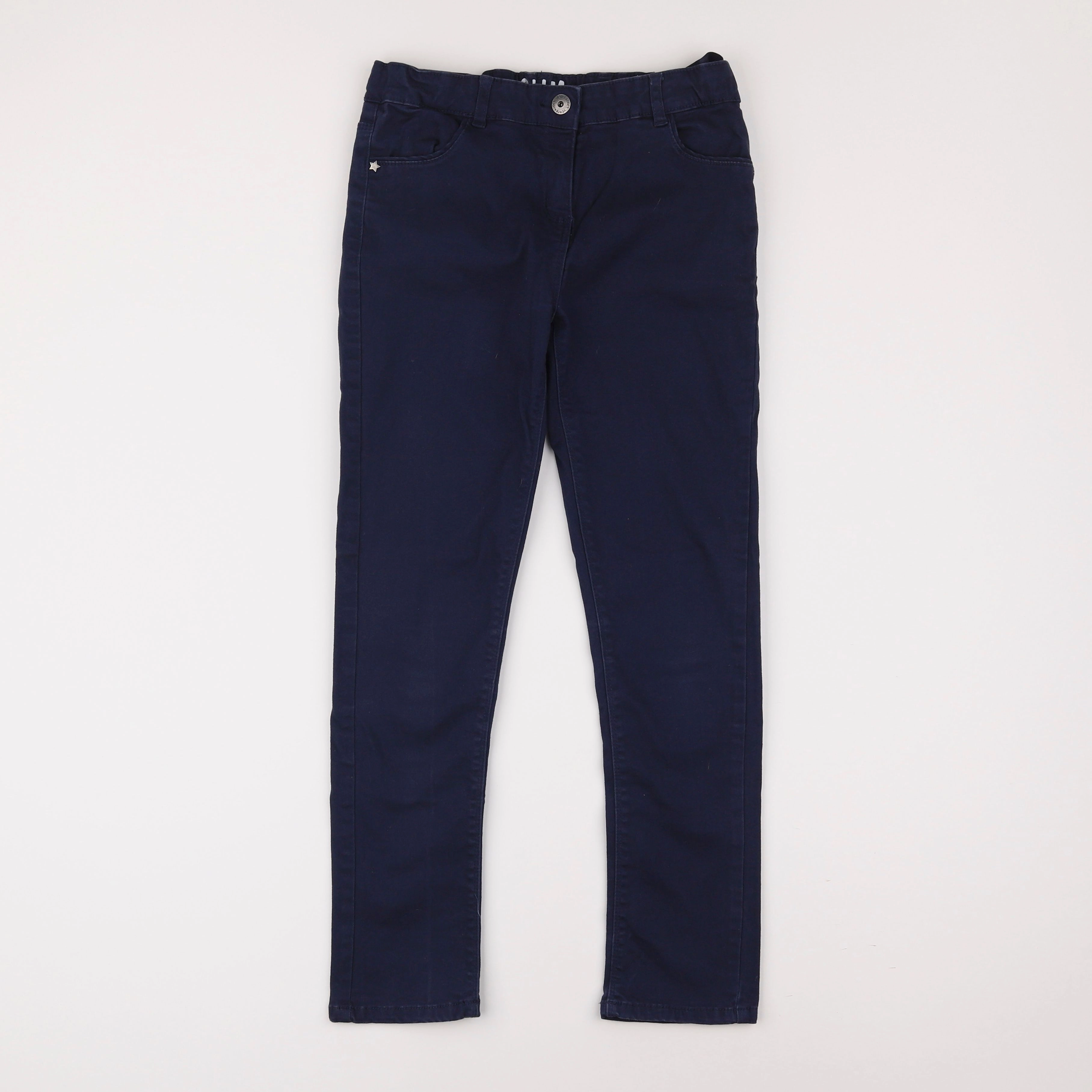 Vertbaudet - pantalon bleu - 10 ans