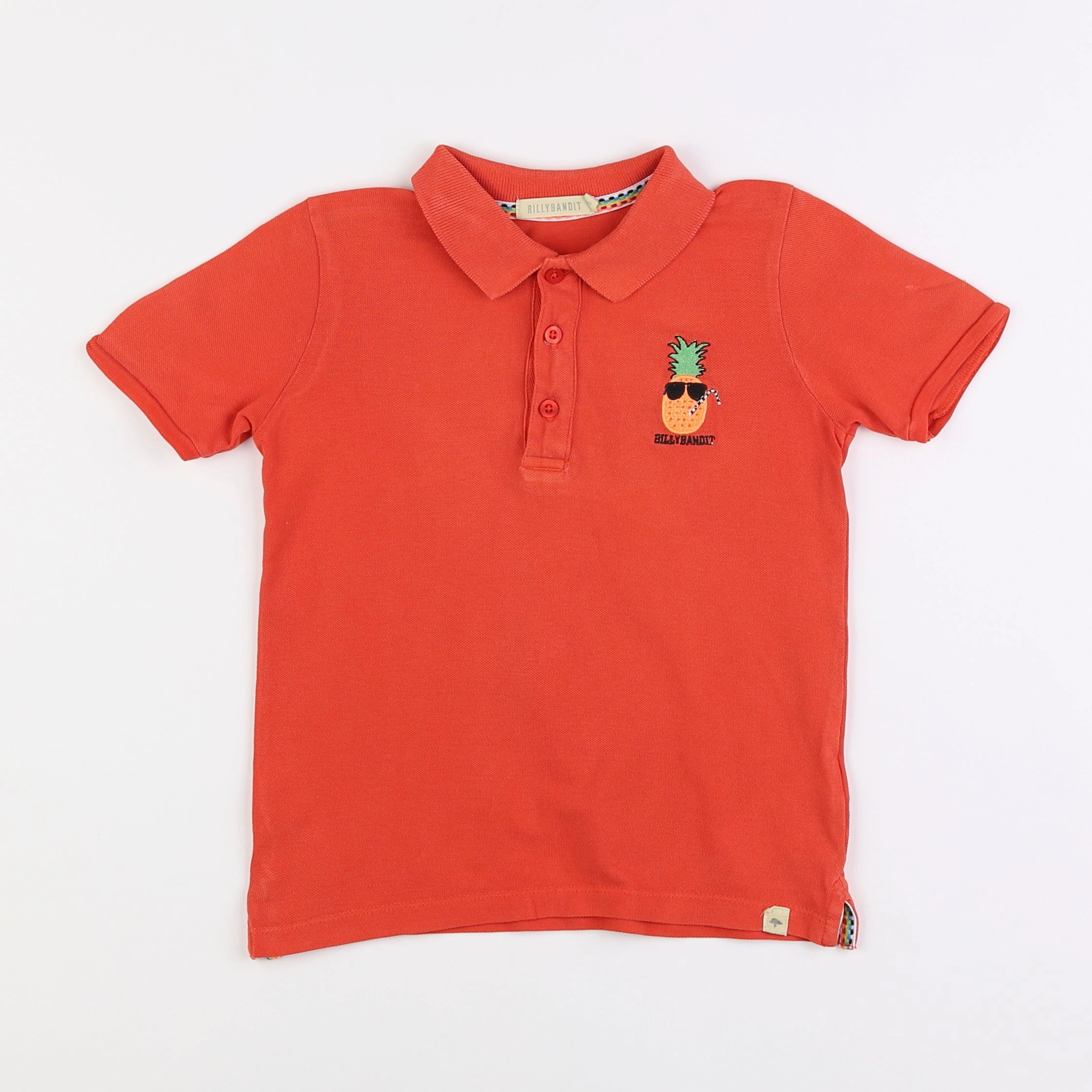 Billy Bandit - polo orange - 5 ans