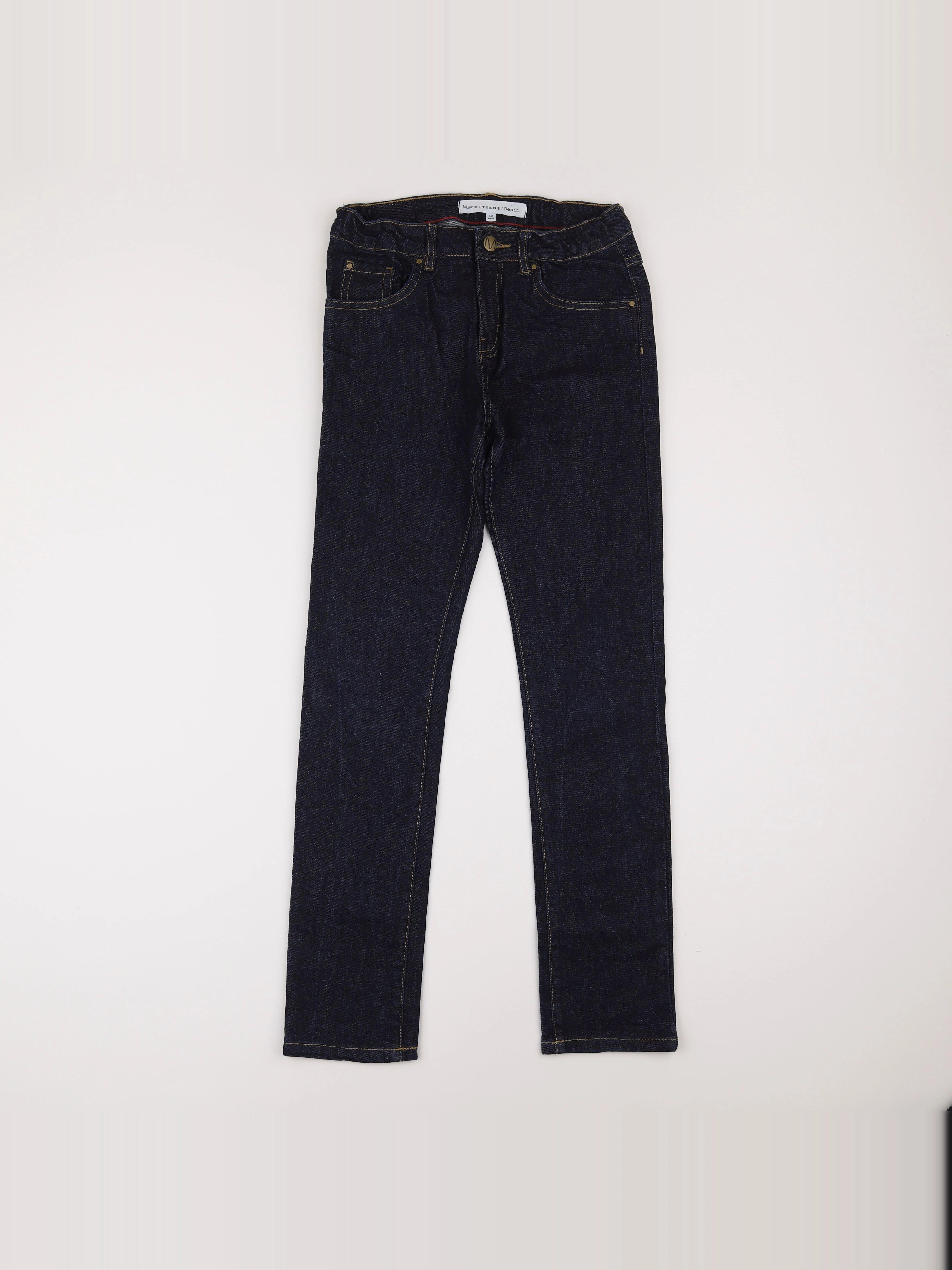 Monoprix - jean bleu - 12 ans