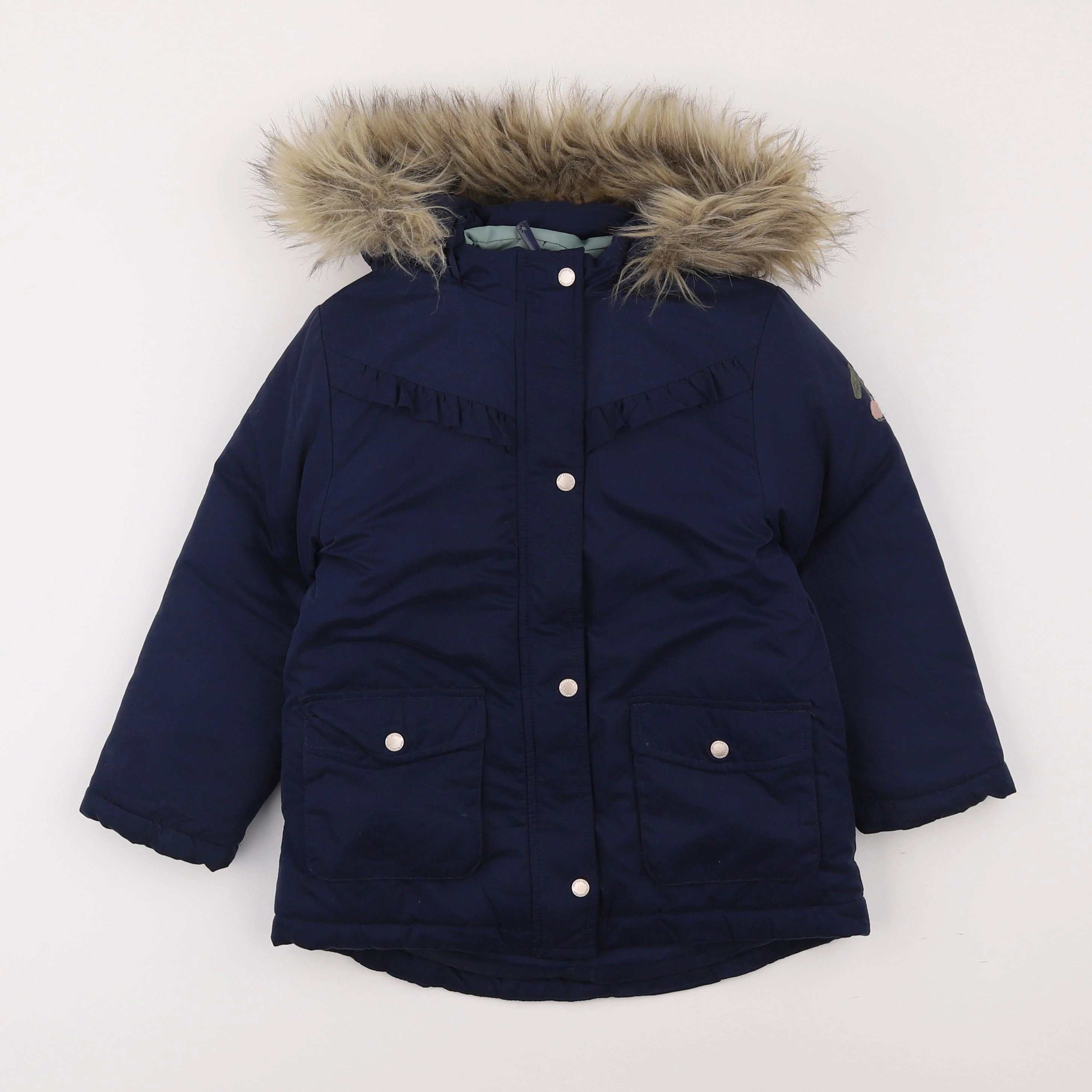 Vertbaudet - manteau bleu - 5 ans