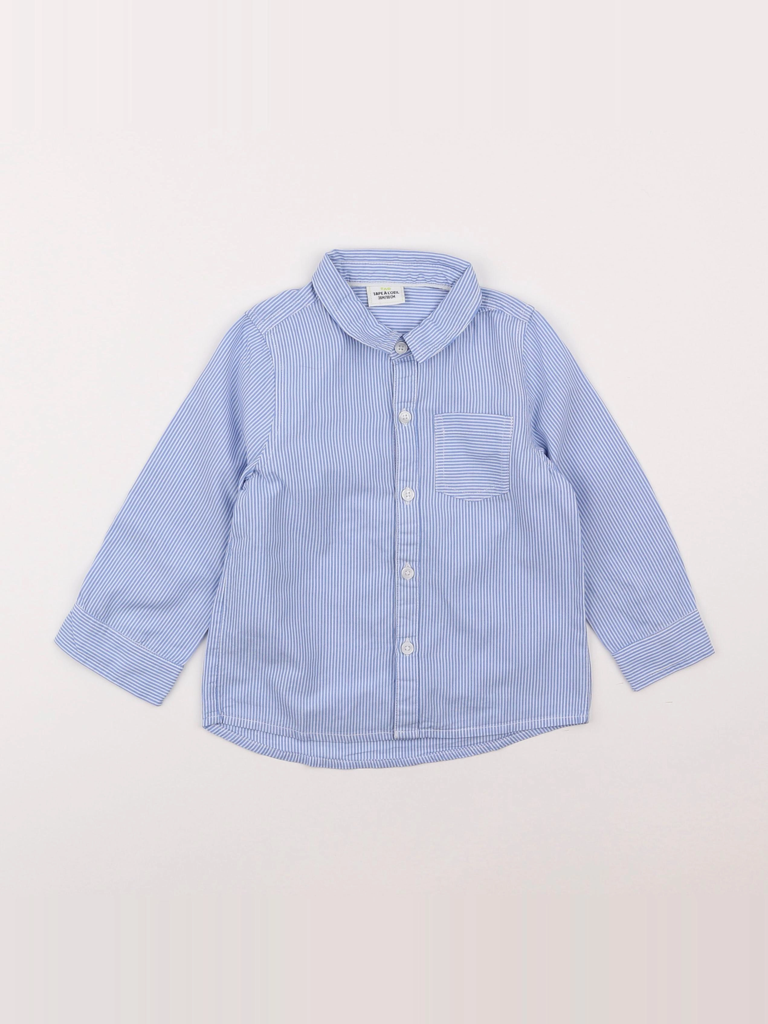 Tape à l'oeil - chemise bleu - 3 ans