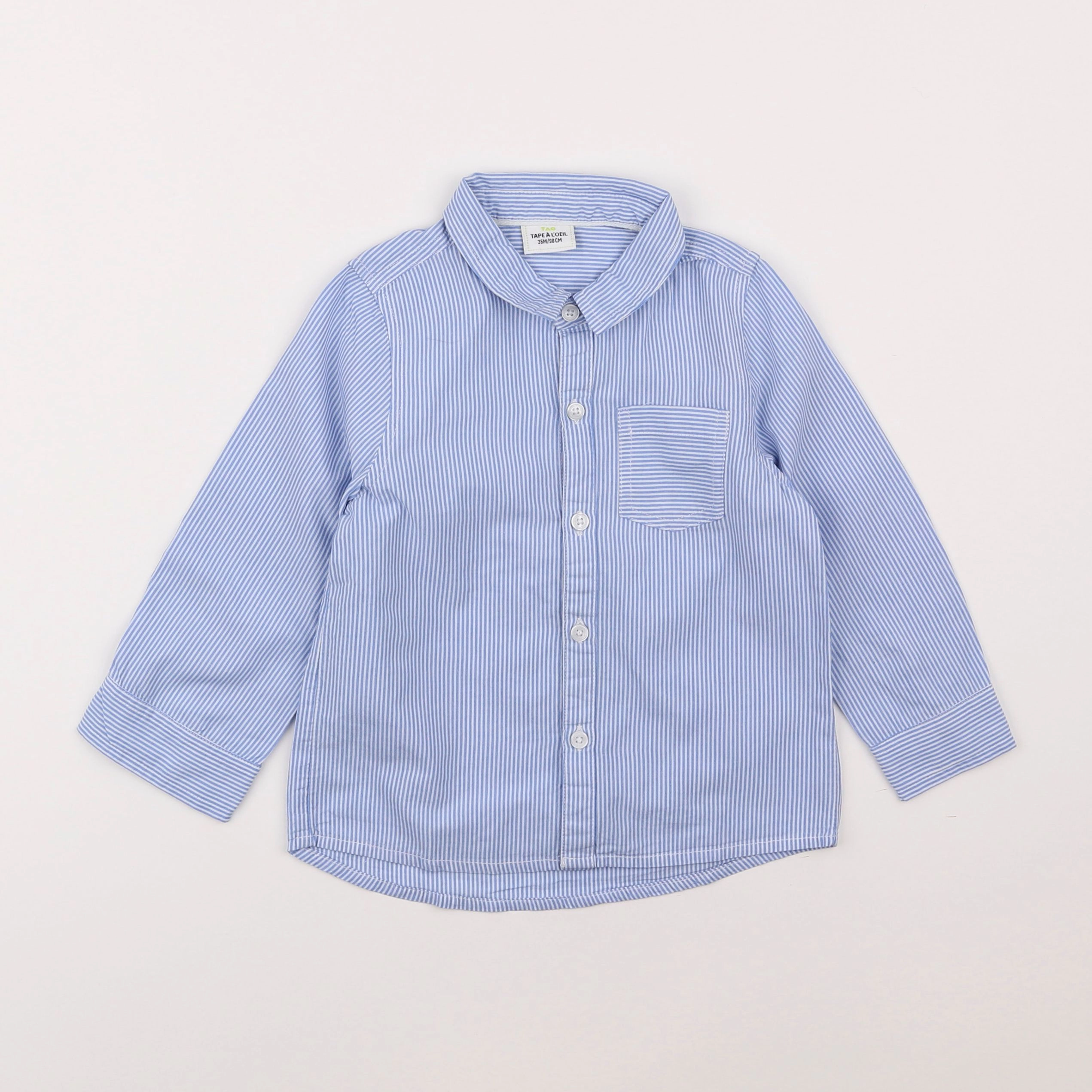 Tape à l'oeil - chemise bleu - 3 ans