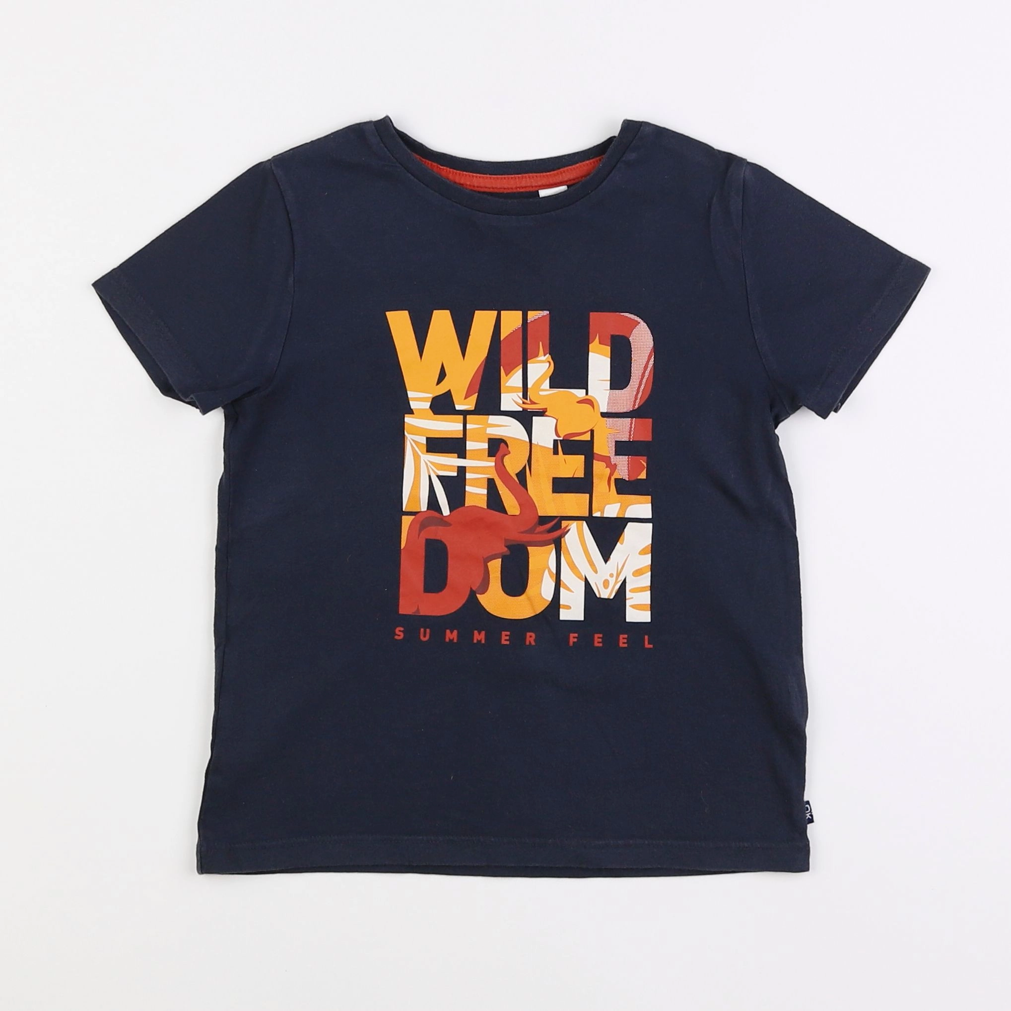 Okaidi - tee-shirt bleu - 4 ans