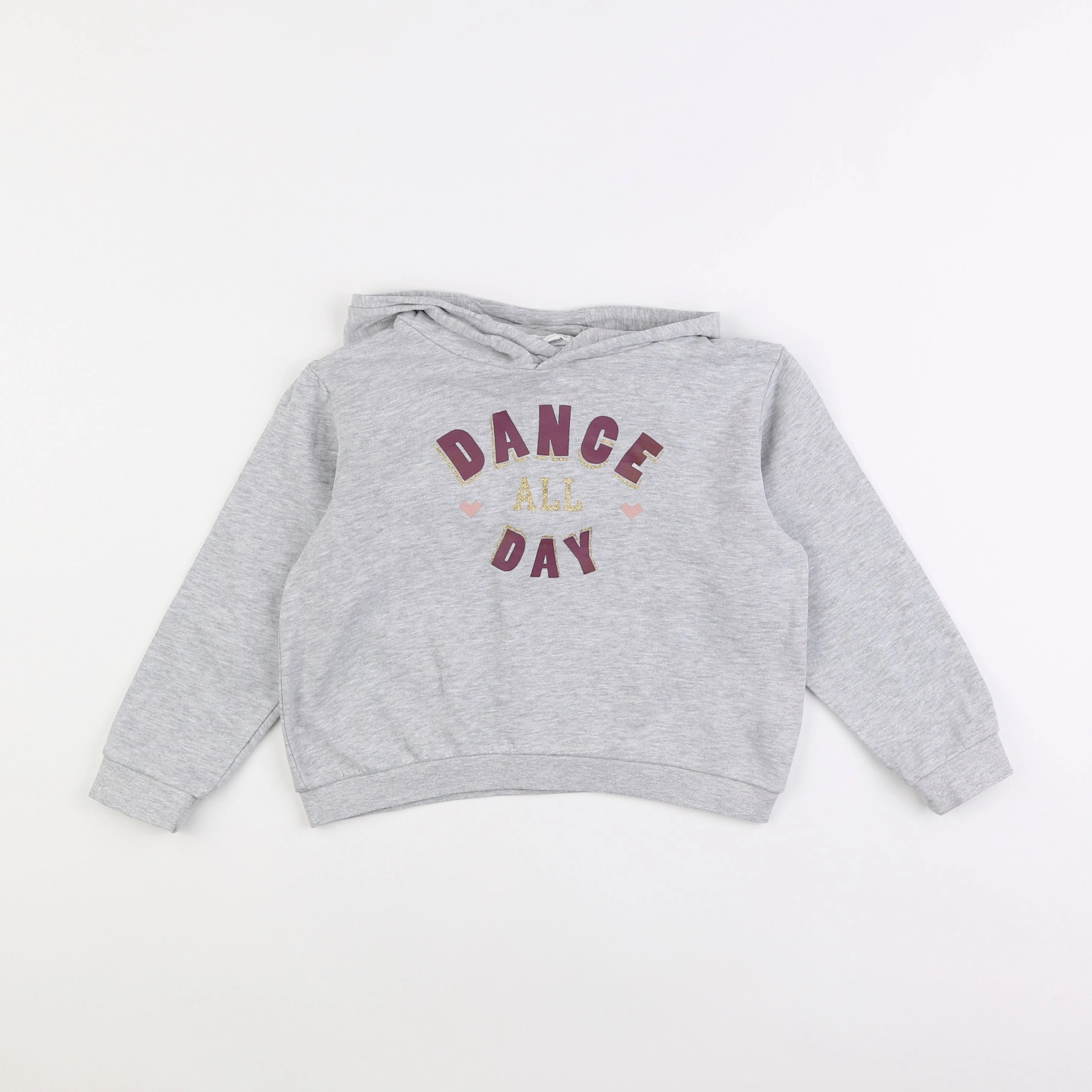 Vertbaudet - sweat gris - 6 ans