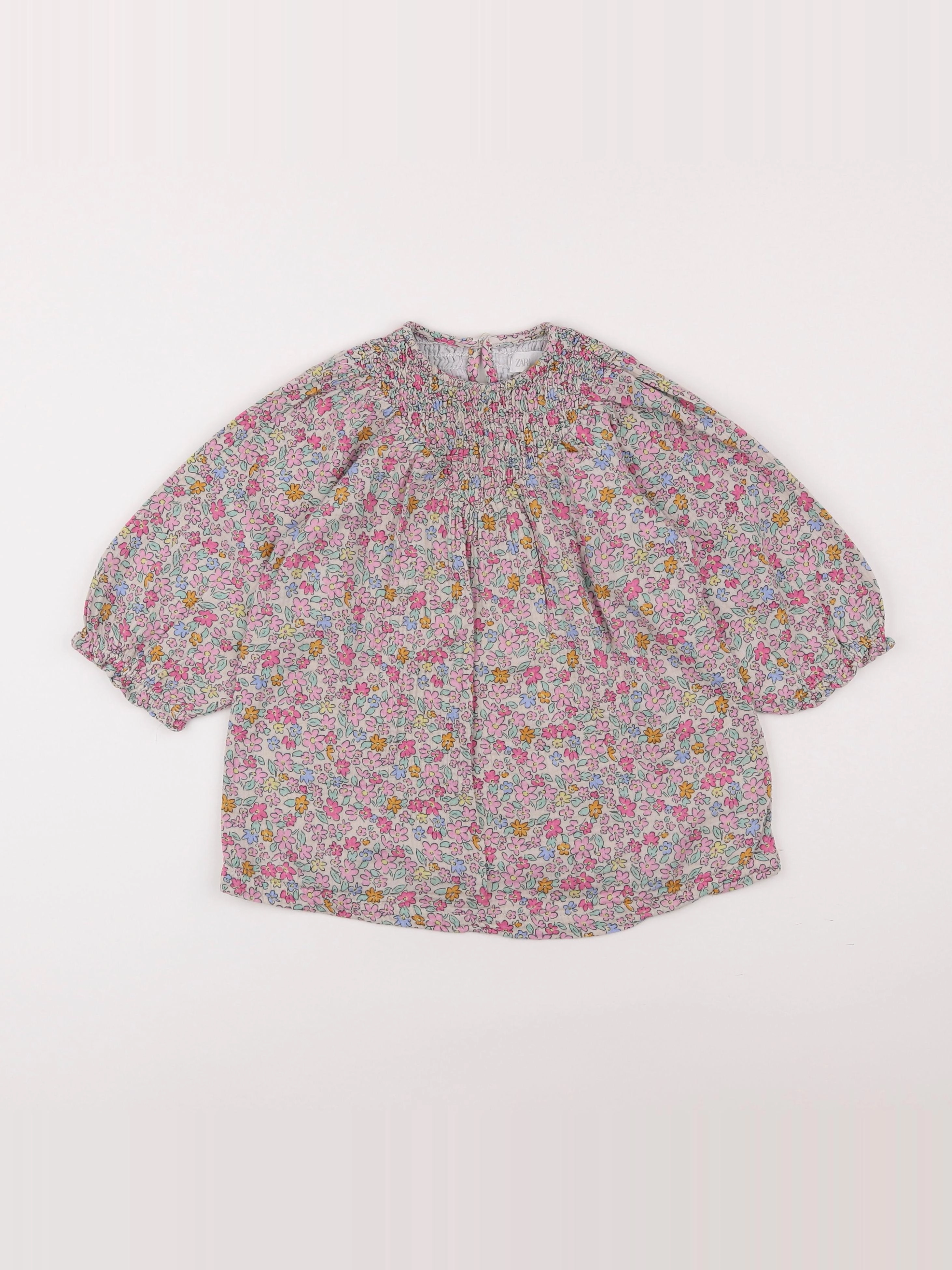 Zara - robe rose - 18 mois à 2 ans