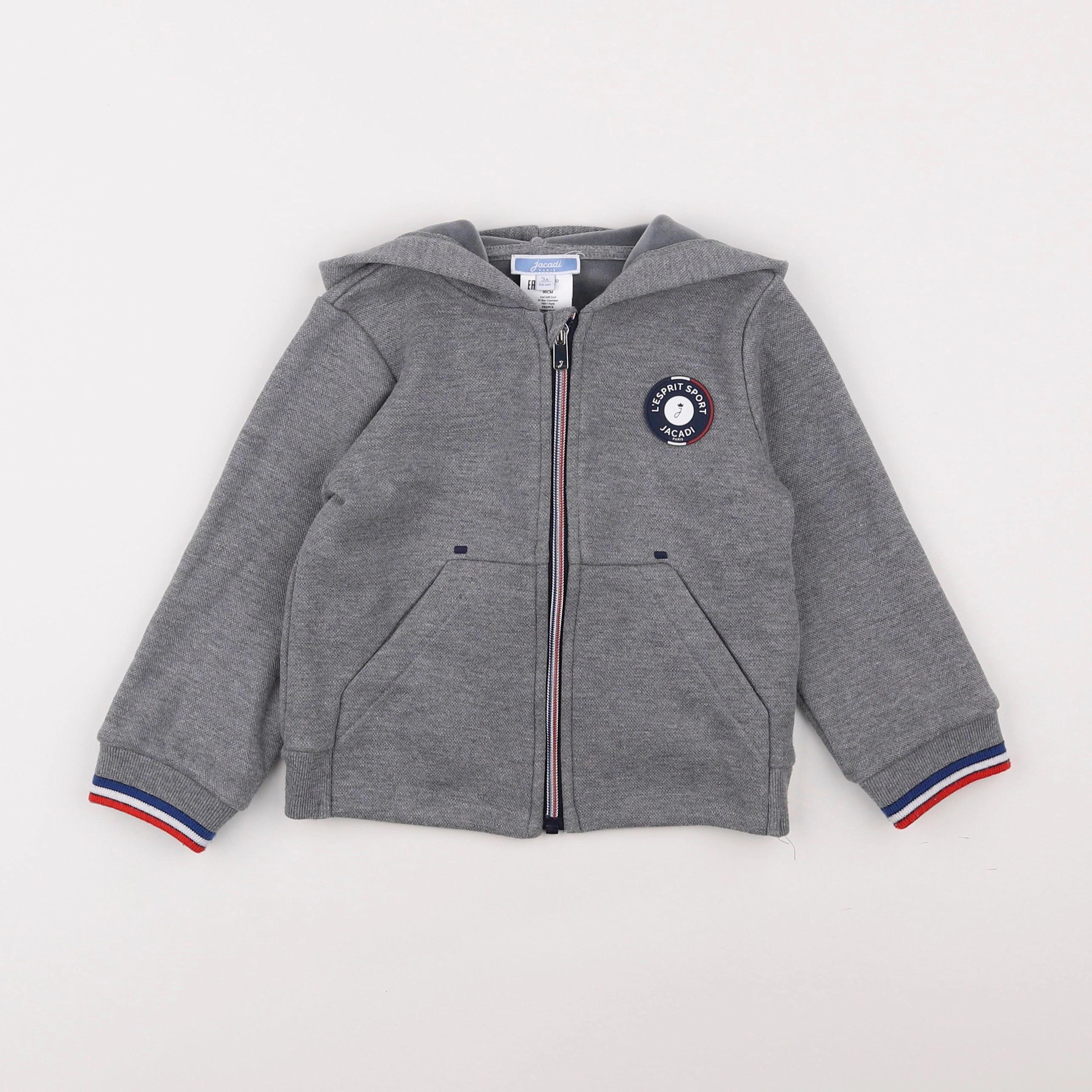 Jacadi - sweat gris - 3 ans