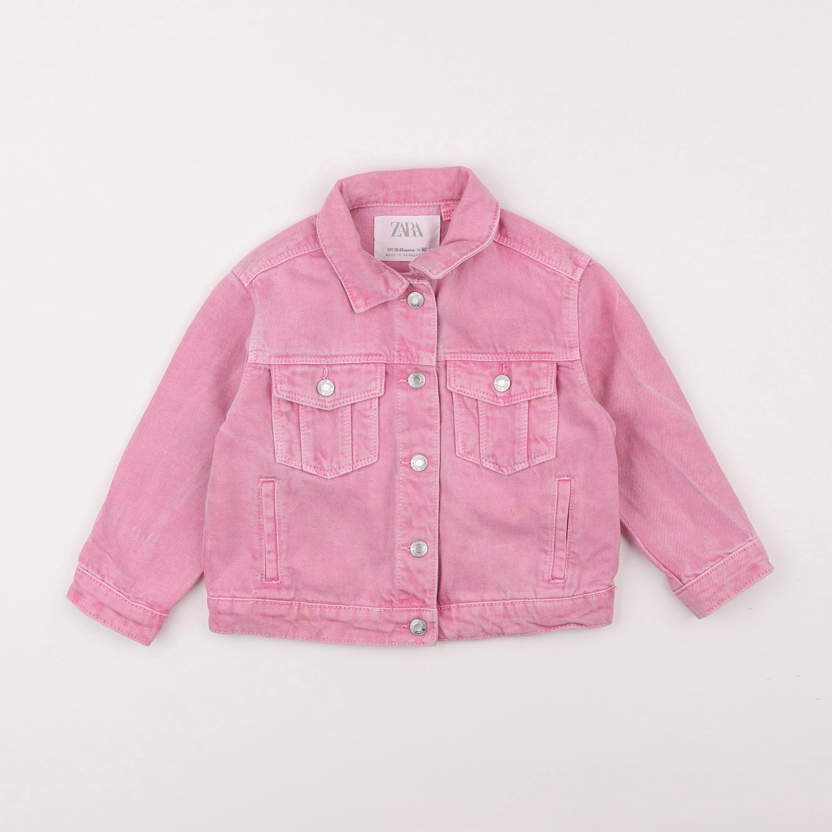 Zara - veste rose - 18 mois à 2 ans