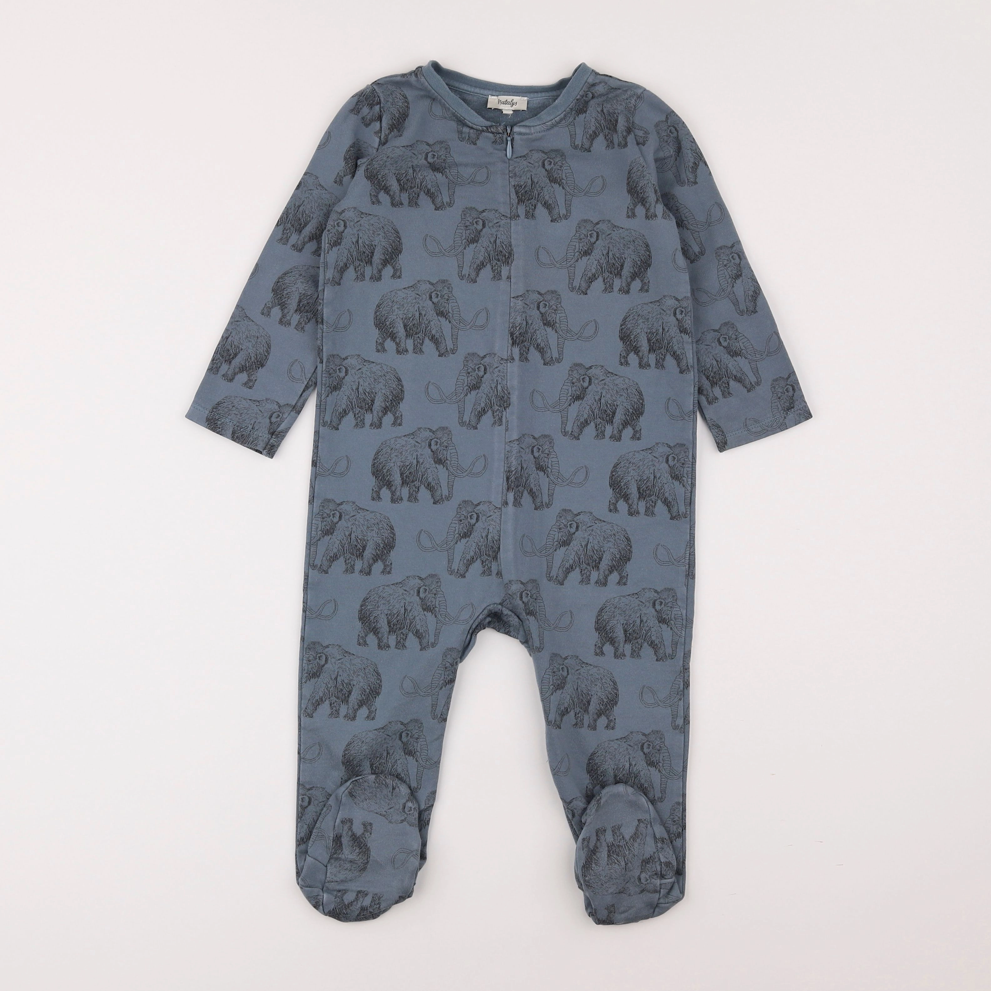 Natalys - pyjama coton bleu - 2 ans