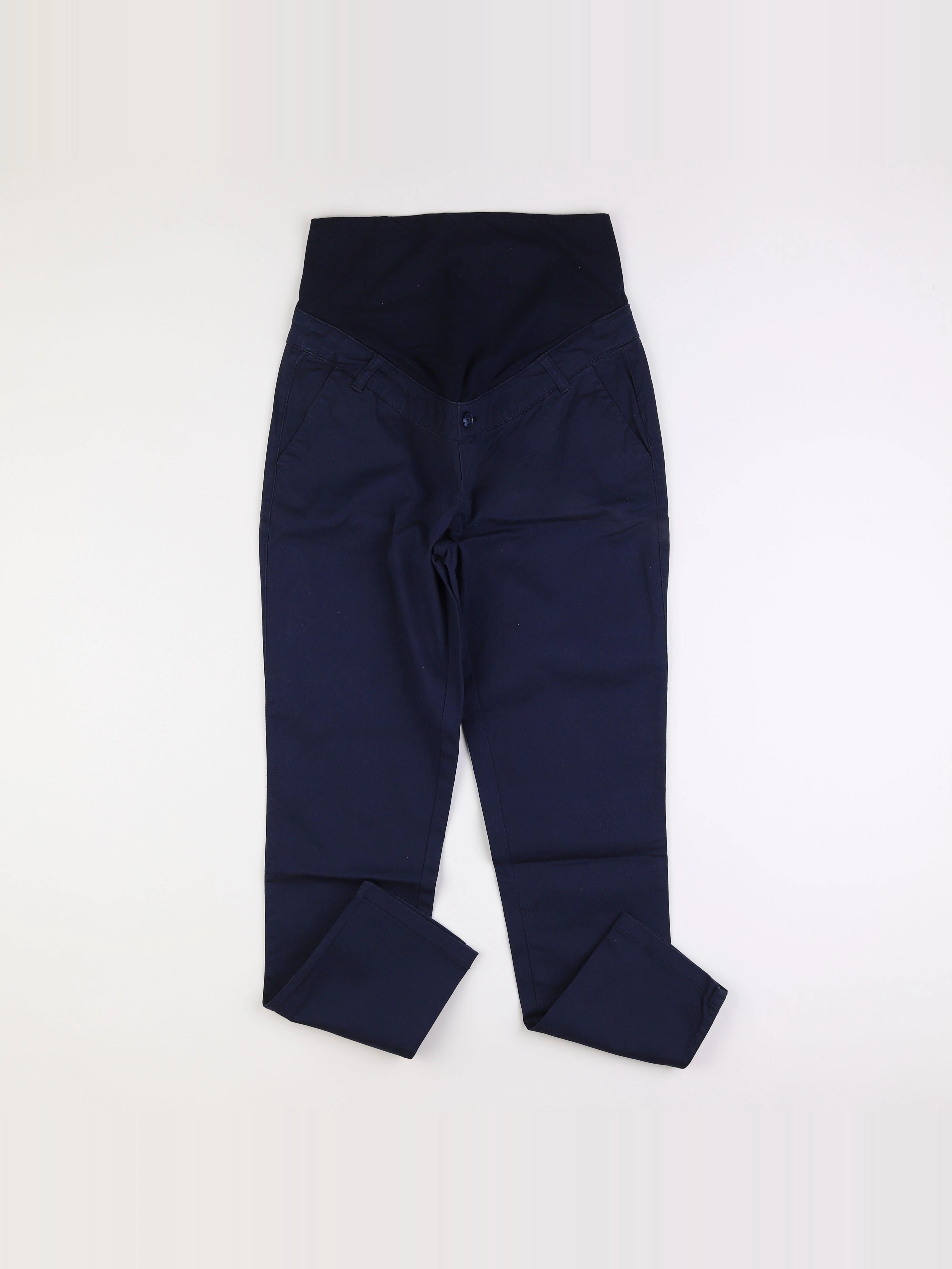 Vertbaudet - pantalon grossesse bleu - 40