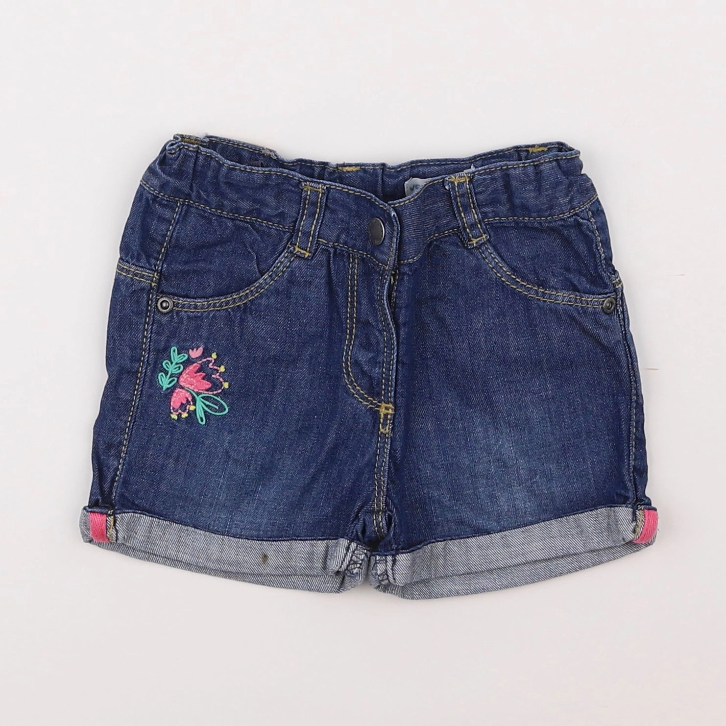 Vertbaudet - short bleu - 18 mois