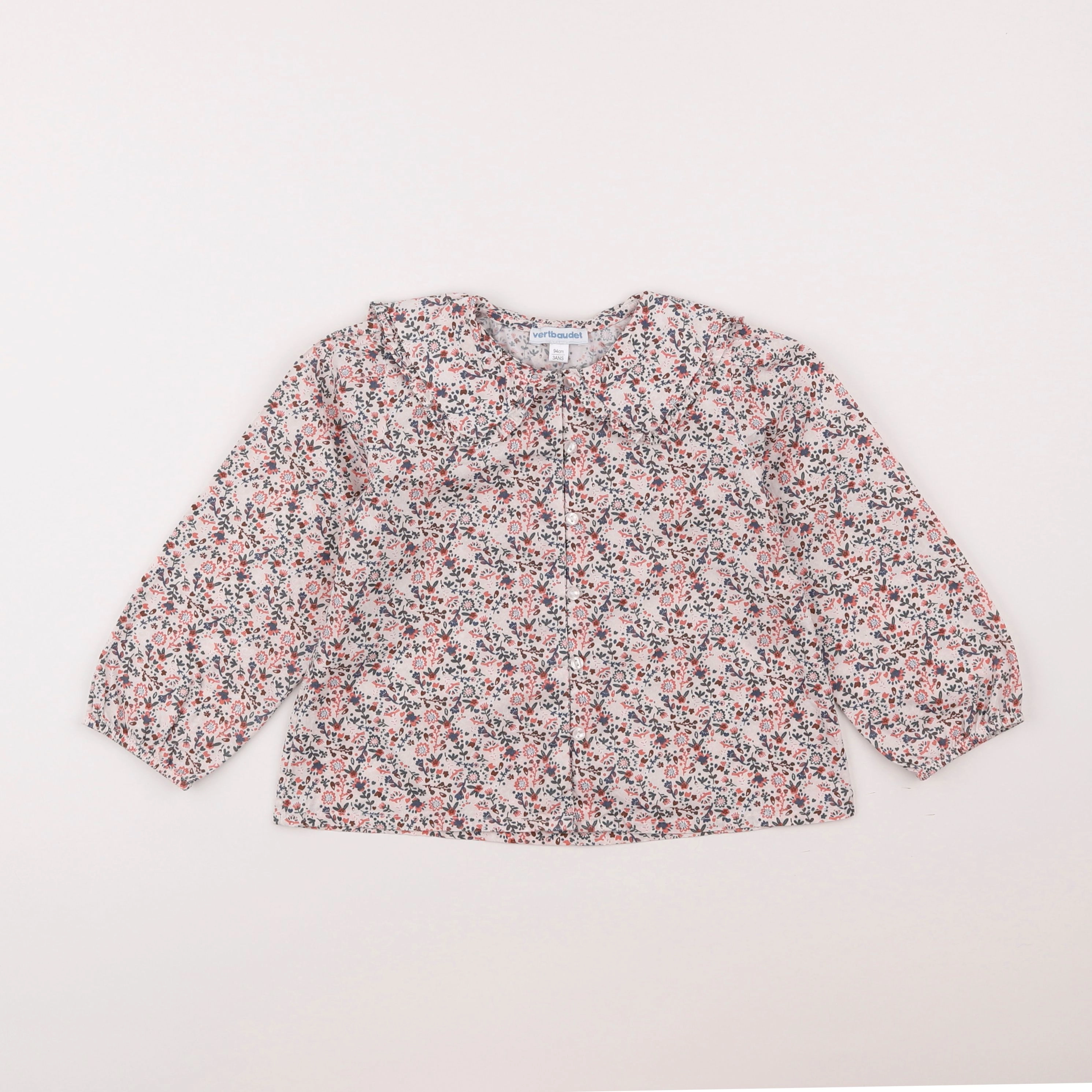 Vertbaudet - blouse rose - 3 ans