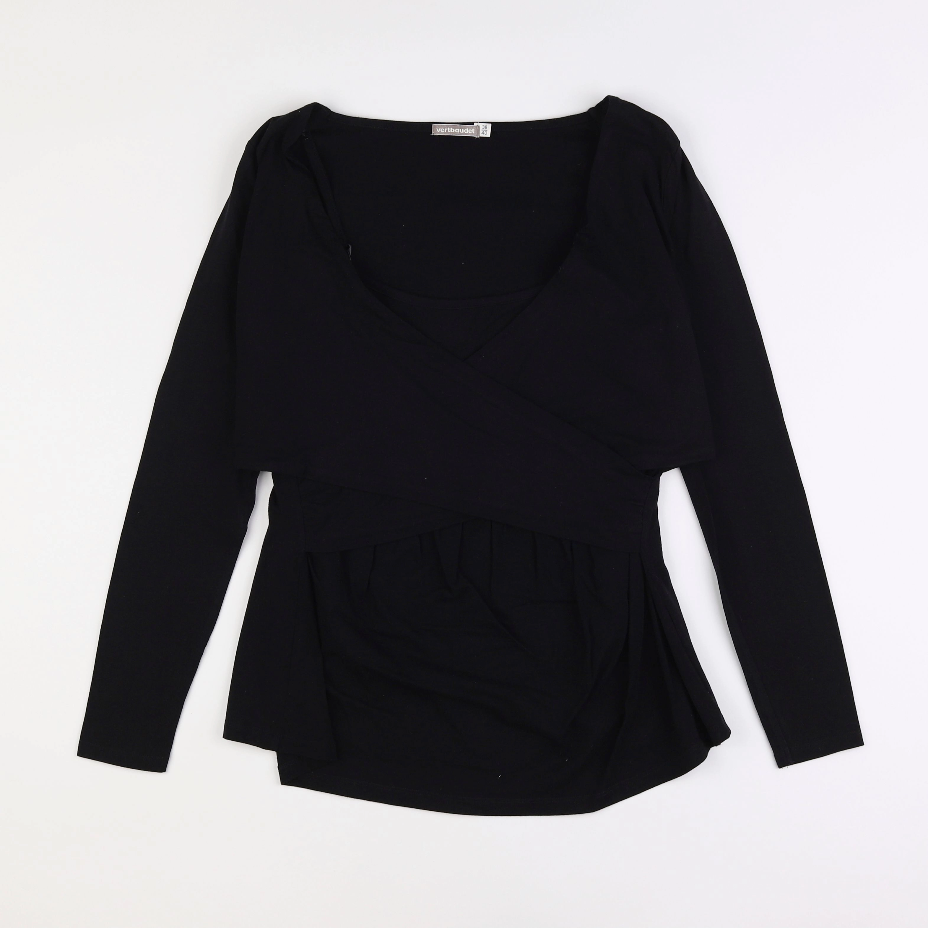 Vertbaudet - tee-shirt allaitement noir - 38 à 40