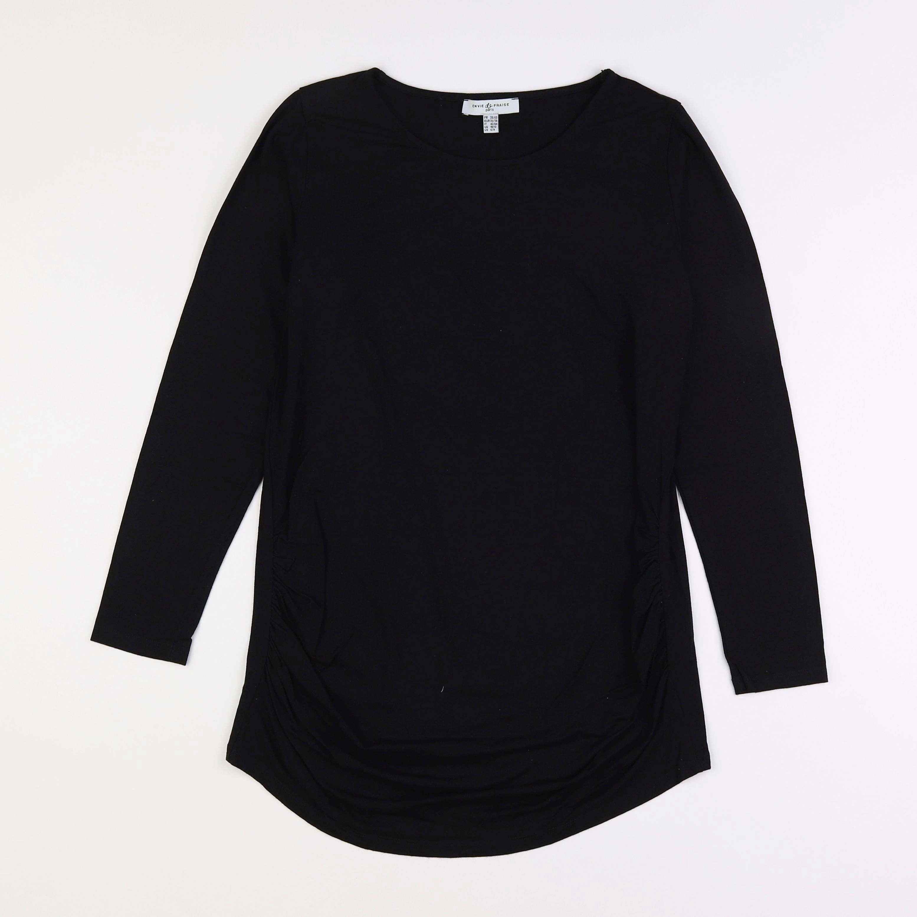 Envie de fraise - tee-shirt grossesse noir - 38 à 40