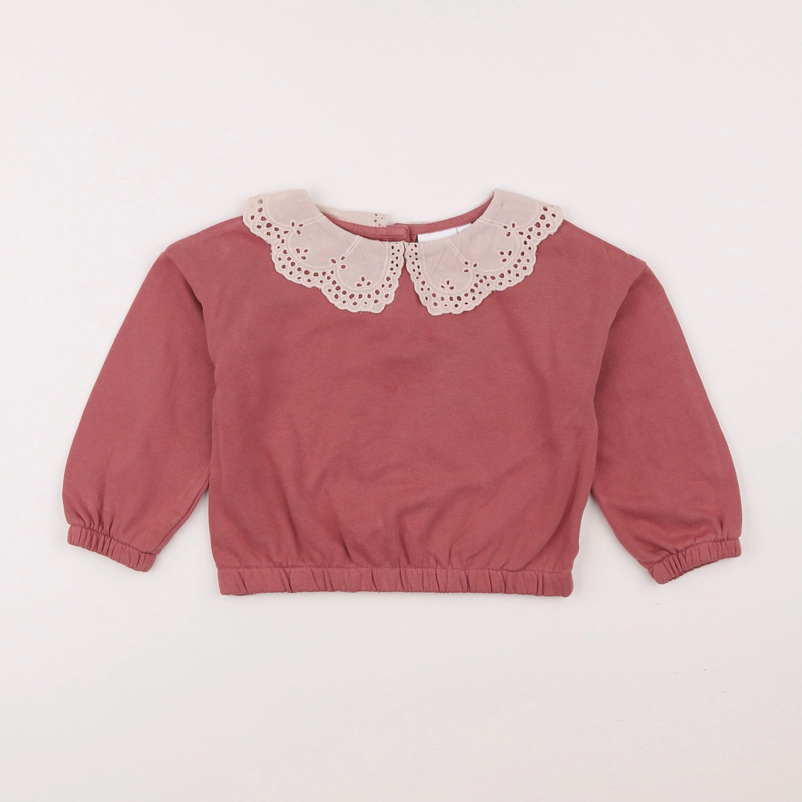 Vertbaudet - sweat rose - 2 ans