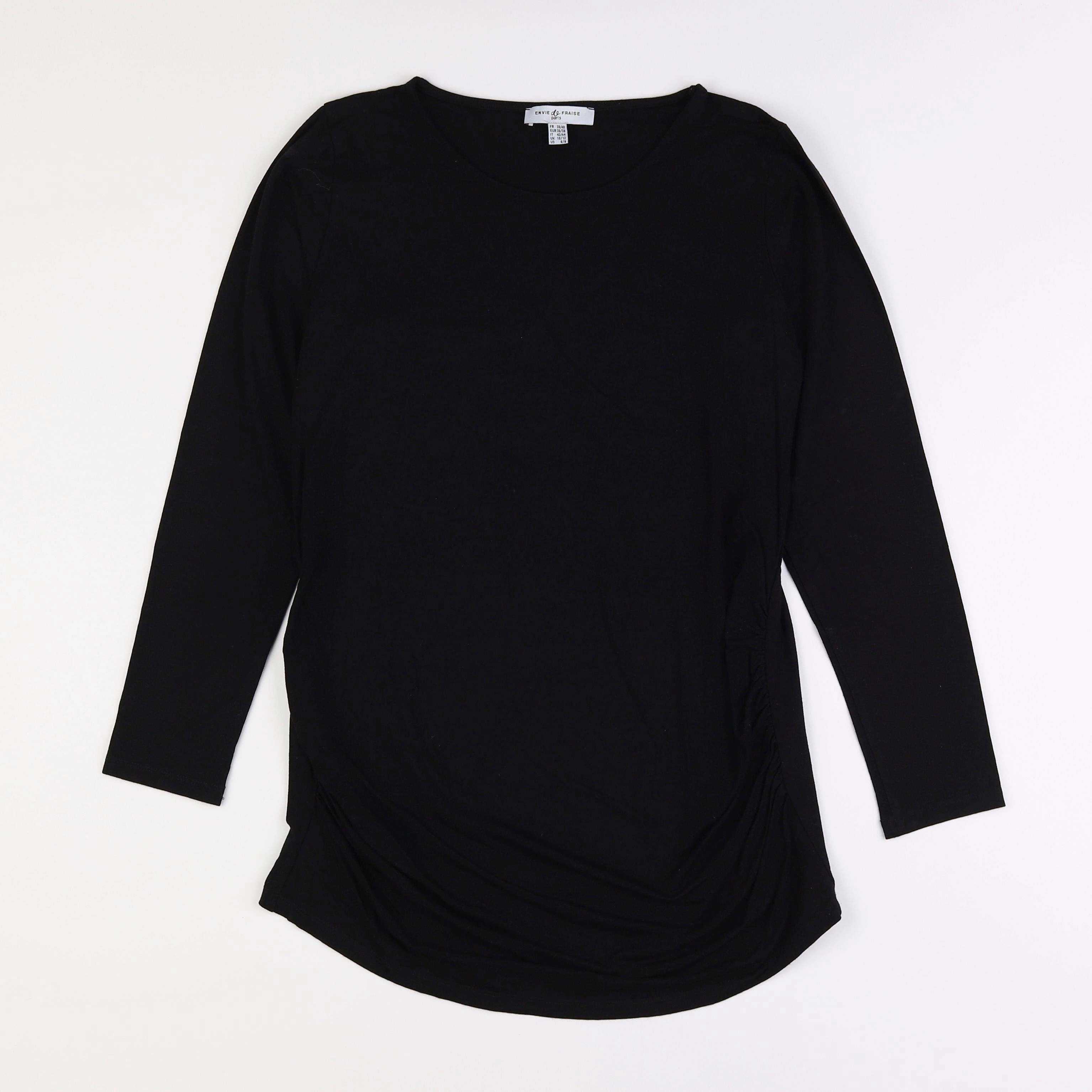 Envie de fraise - tee-shirt grossesse noir - 38 à 40