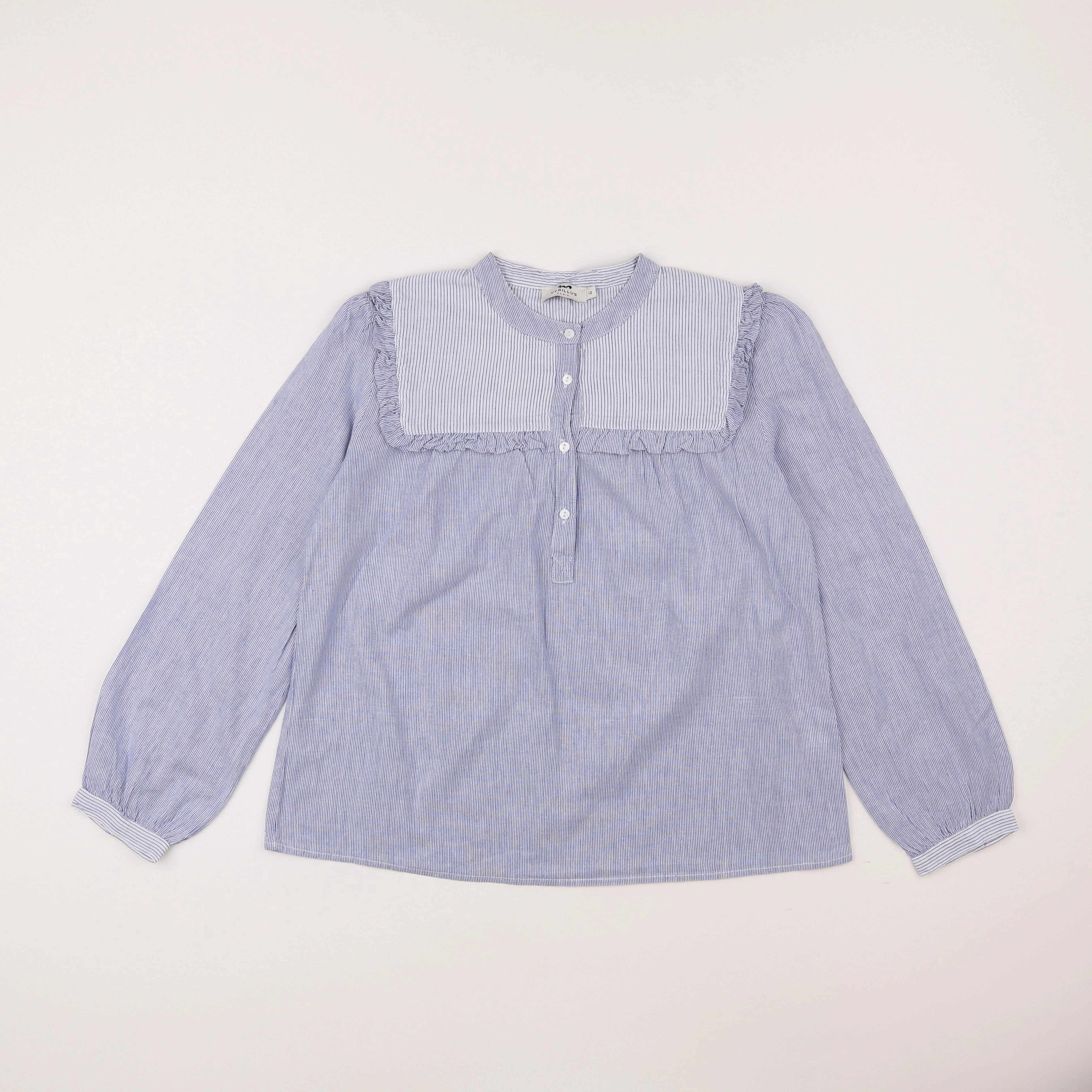 Cyrillus - blouse bleu - 12 ans
