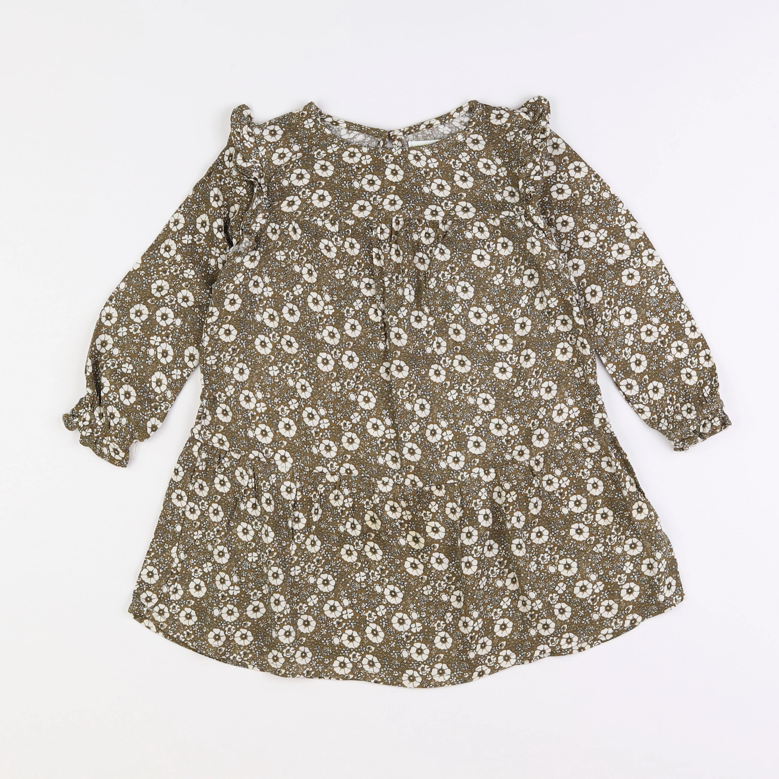 Vertbaudet - robe vert - 3 ans