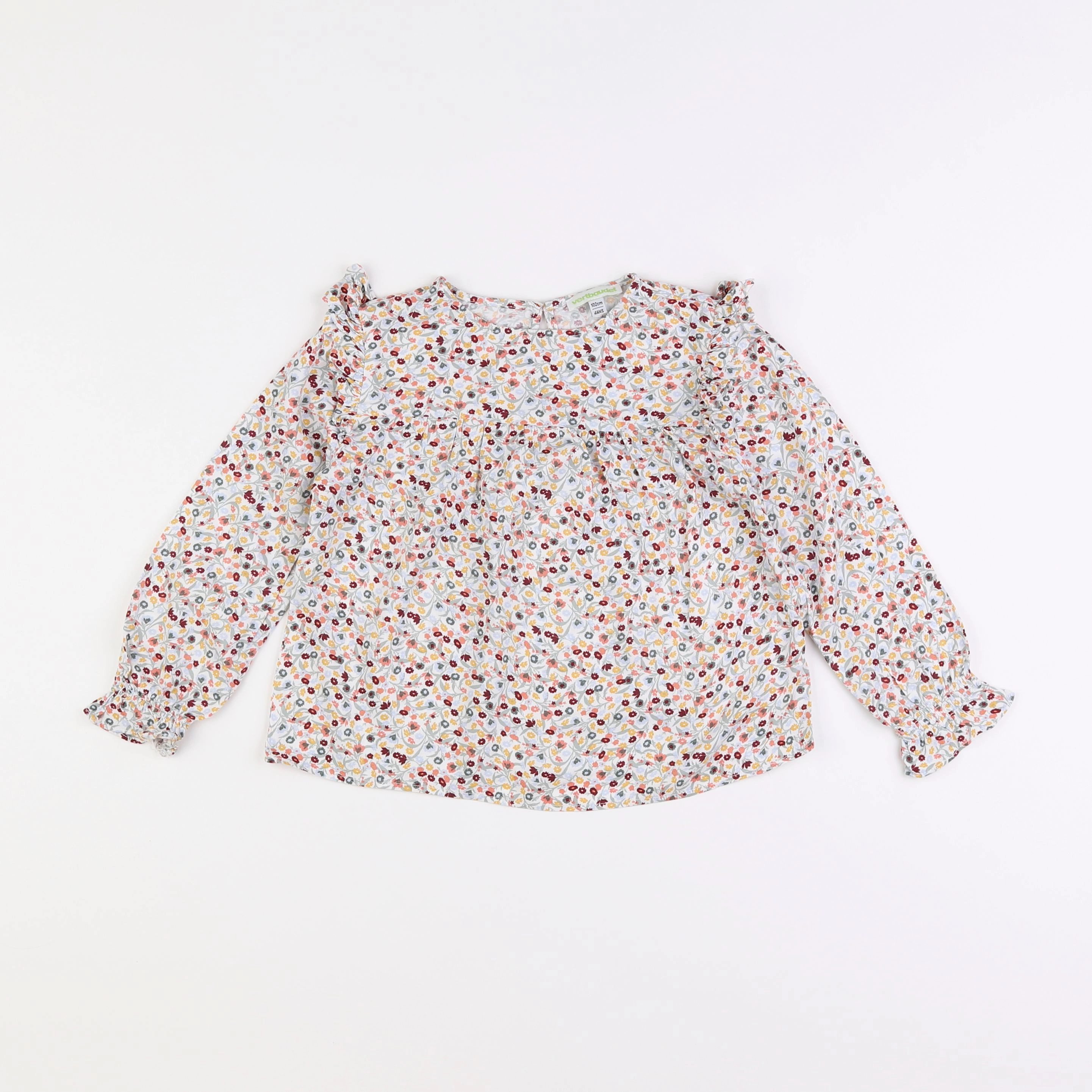 Vertbaudet - blouse multicolore - 4 ans