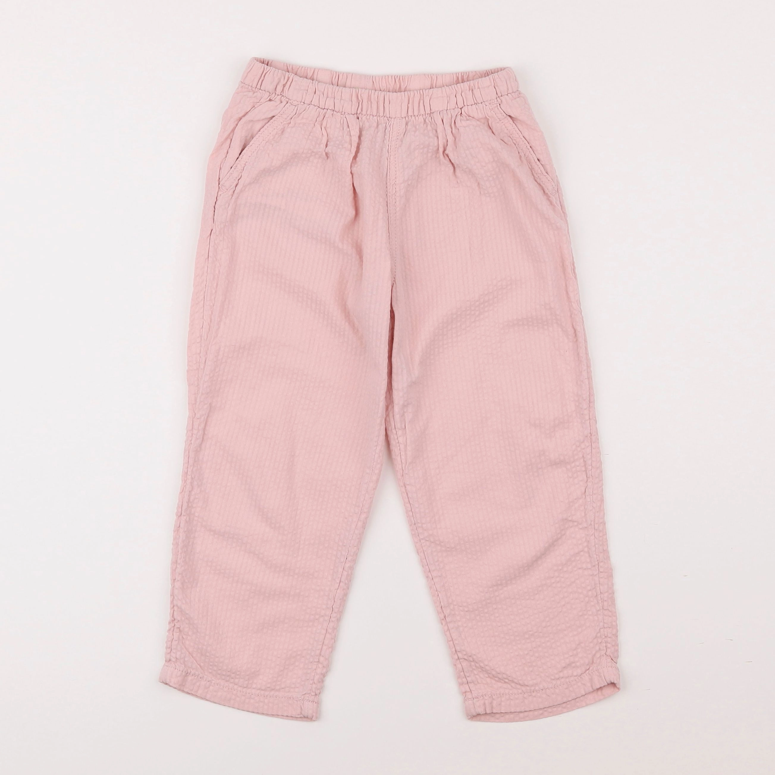 H&M - pantalon rose - 2/3 ans