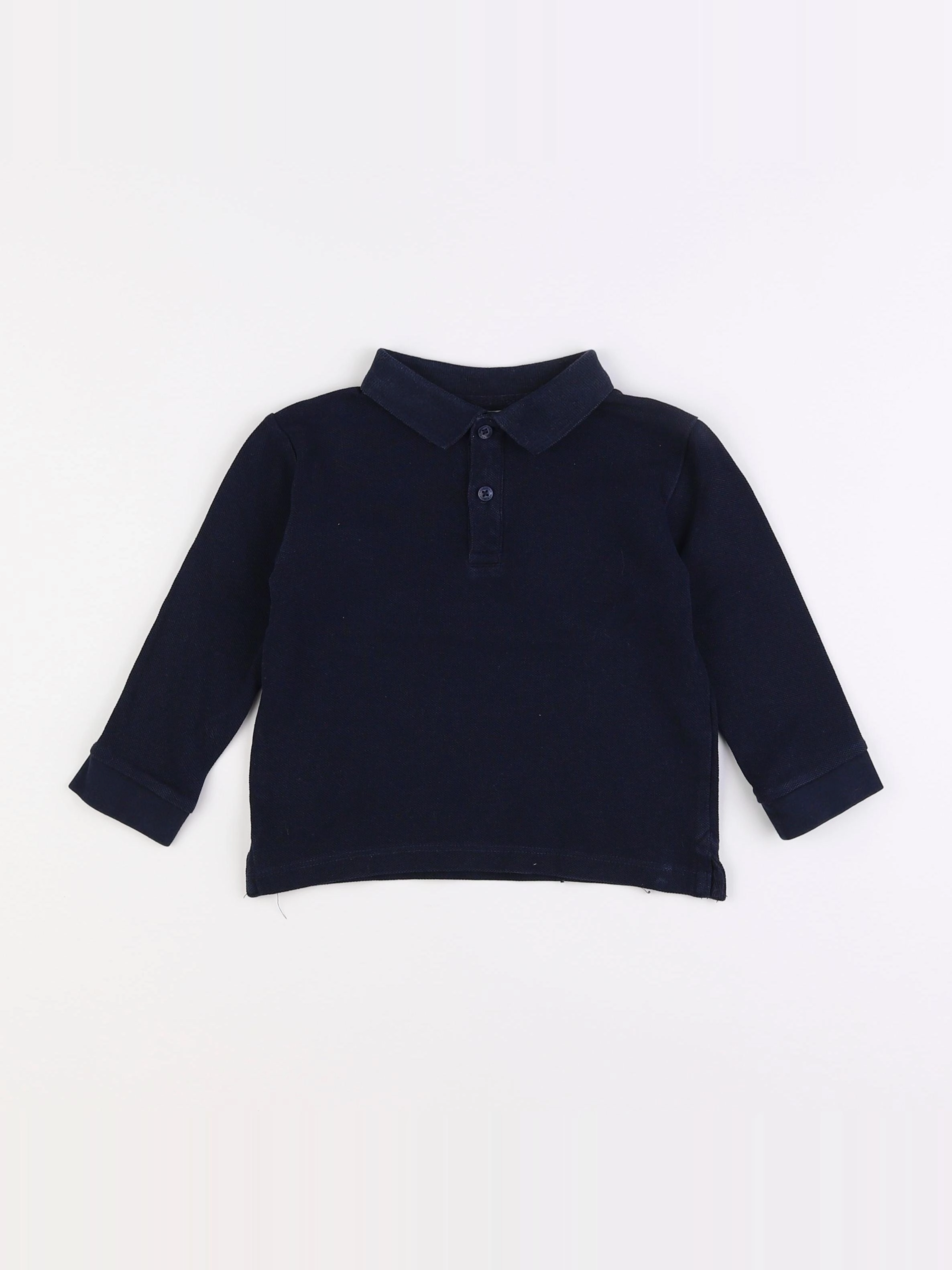 Zara - polo bleu - 18 mois à 2 ans