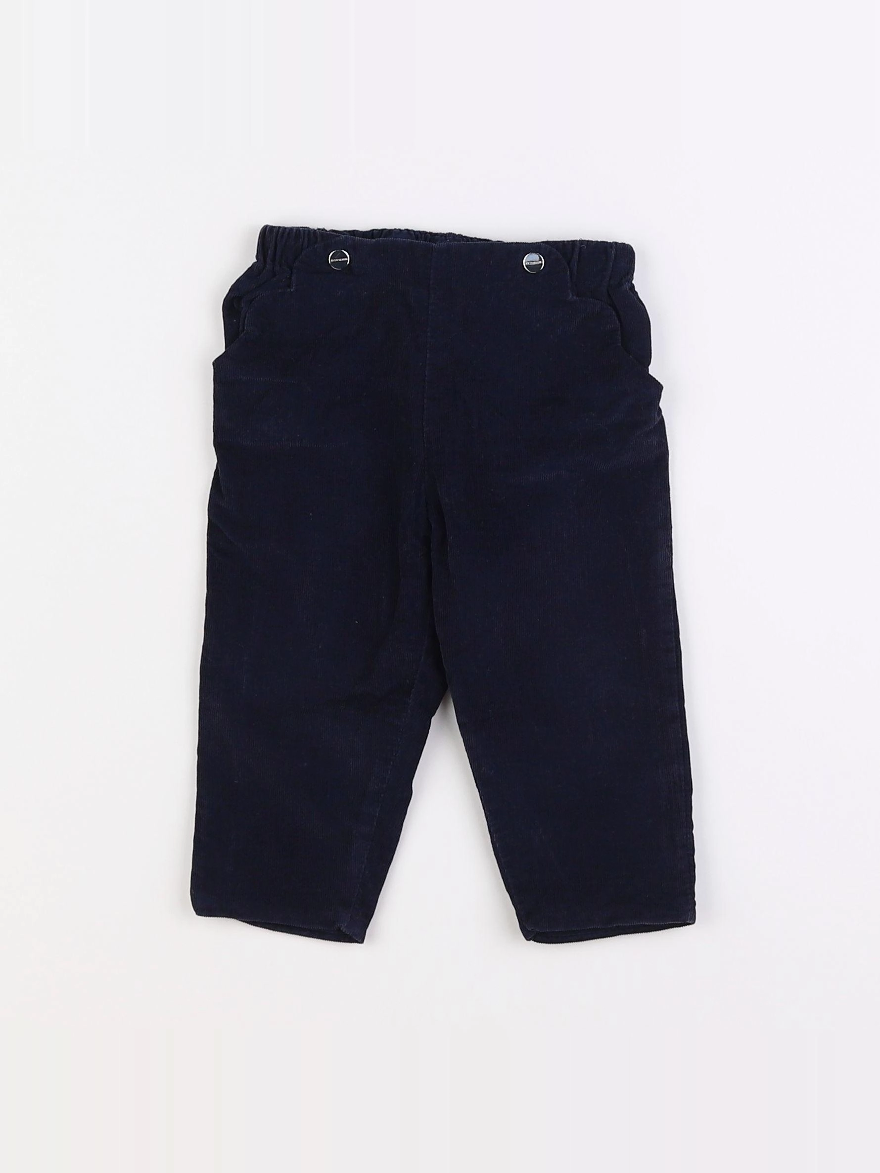 Jacadi - pantalon bleu - 12 mois
