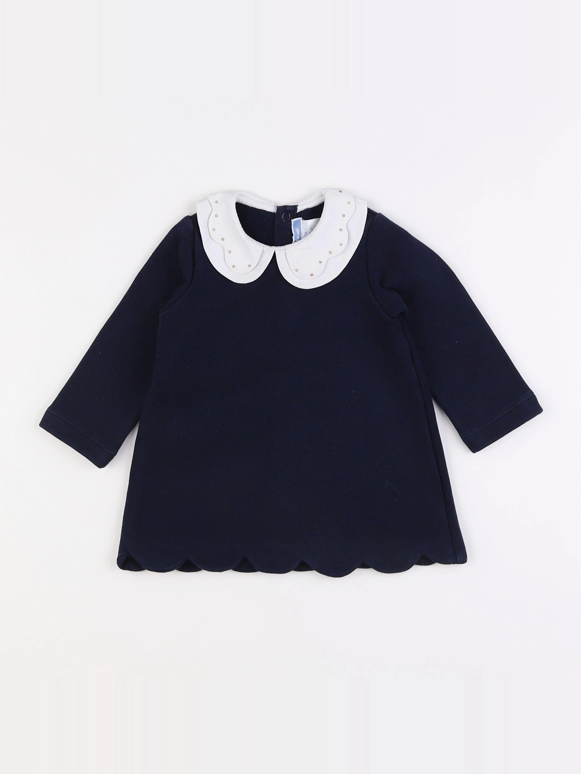 Jacadi - robe bleu - 12 mois